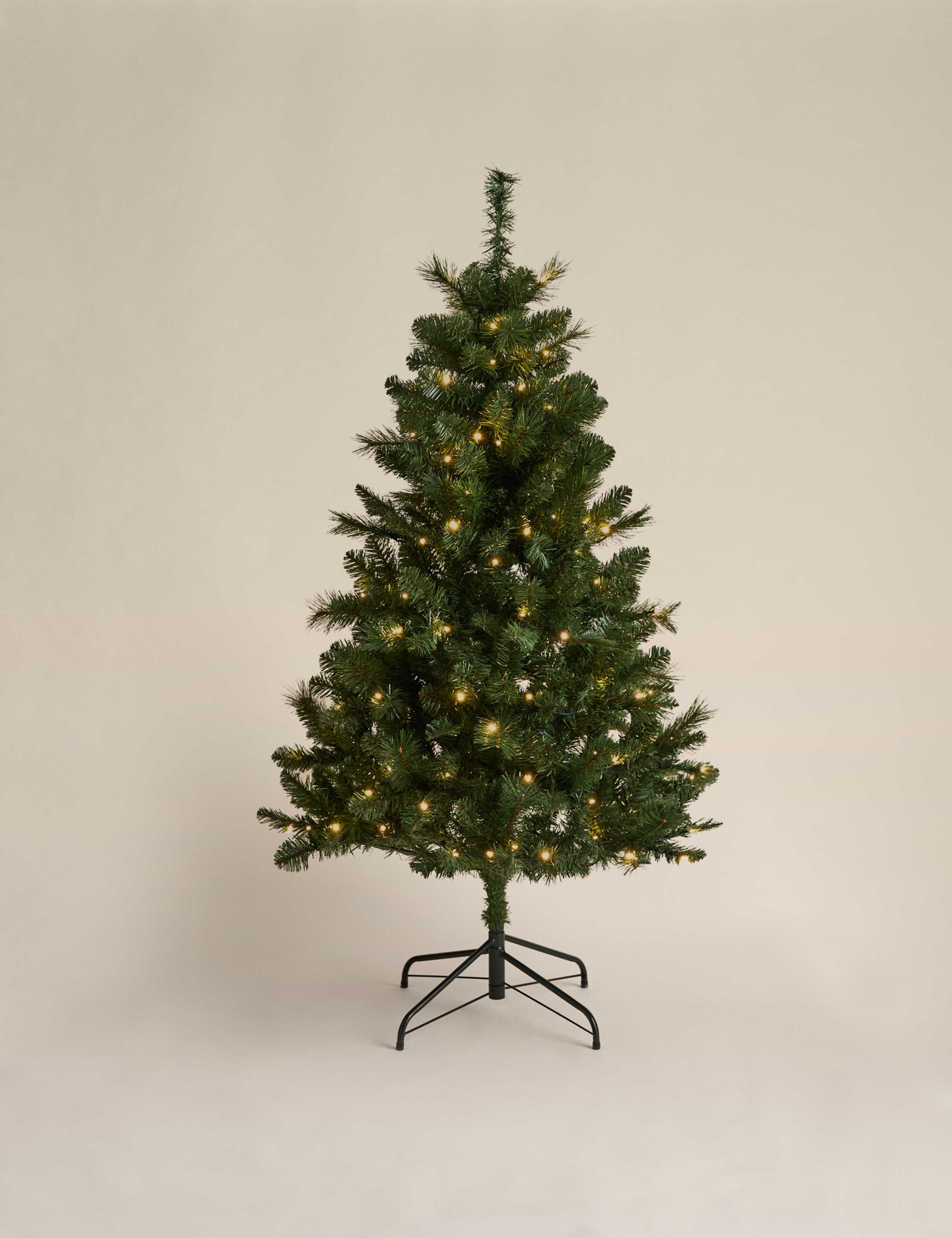 5ft Pre-Lit Pine Christmas Tree 2 of 5