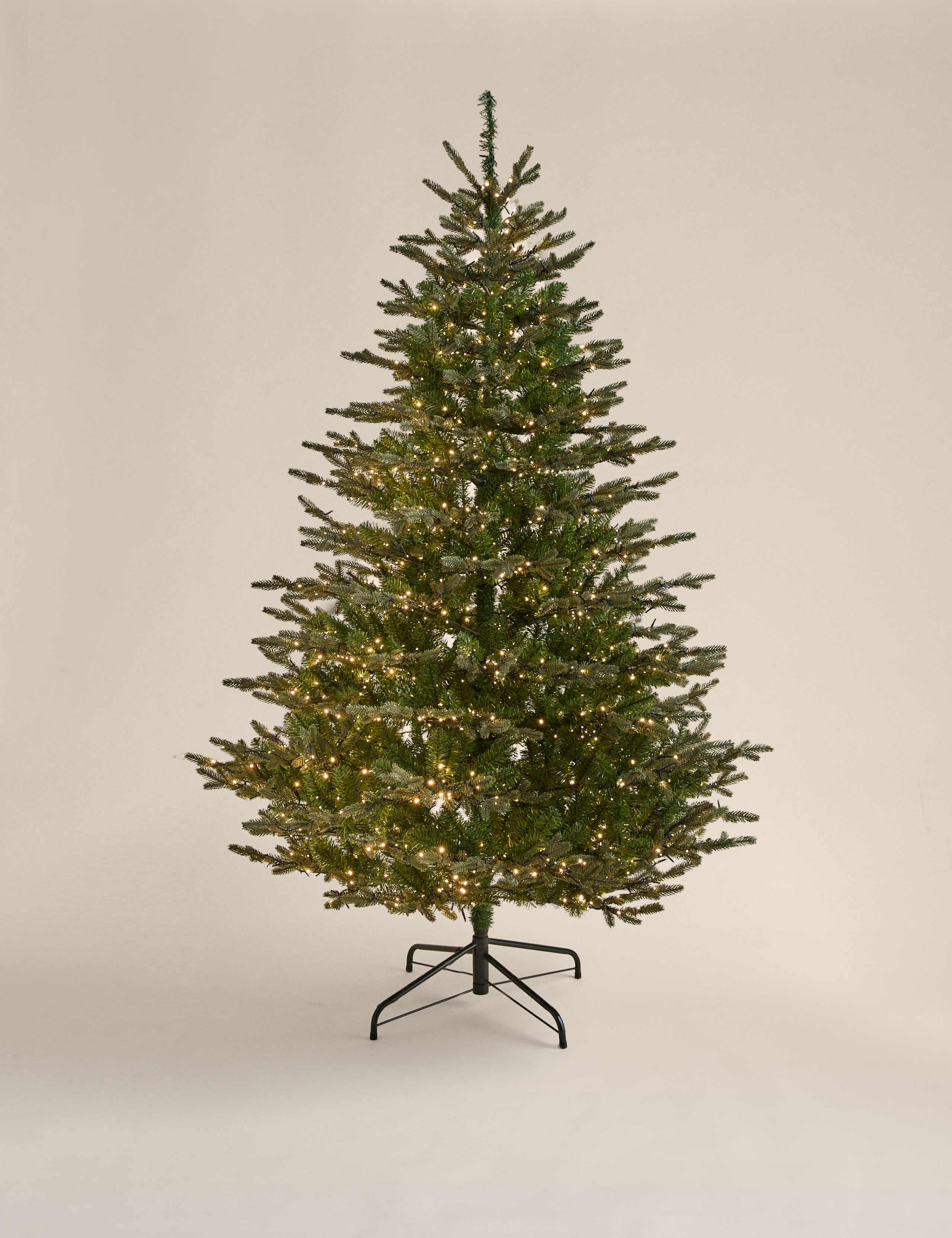 7ft Pre-lit Grand Fir Christmas Tree 2 of 7