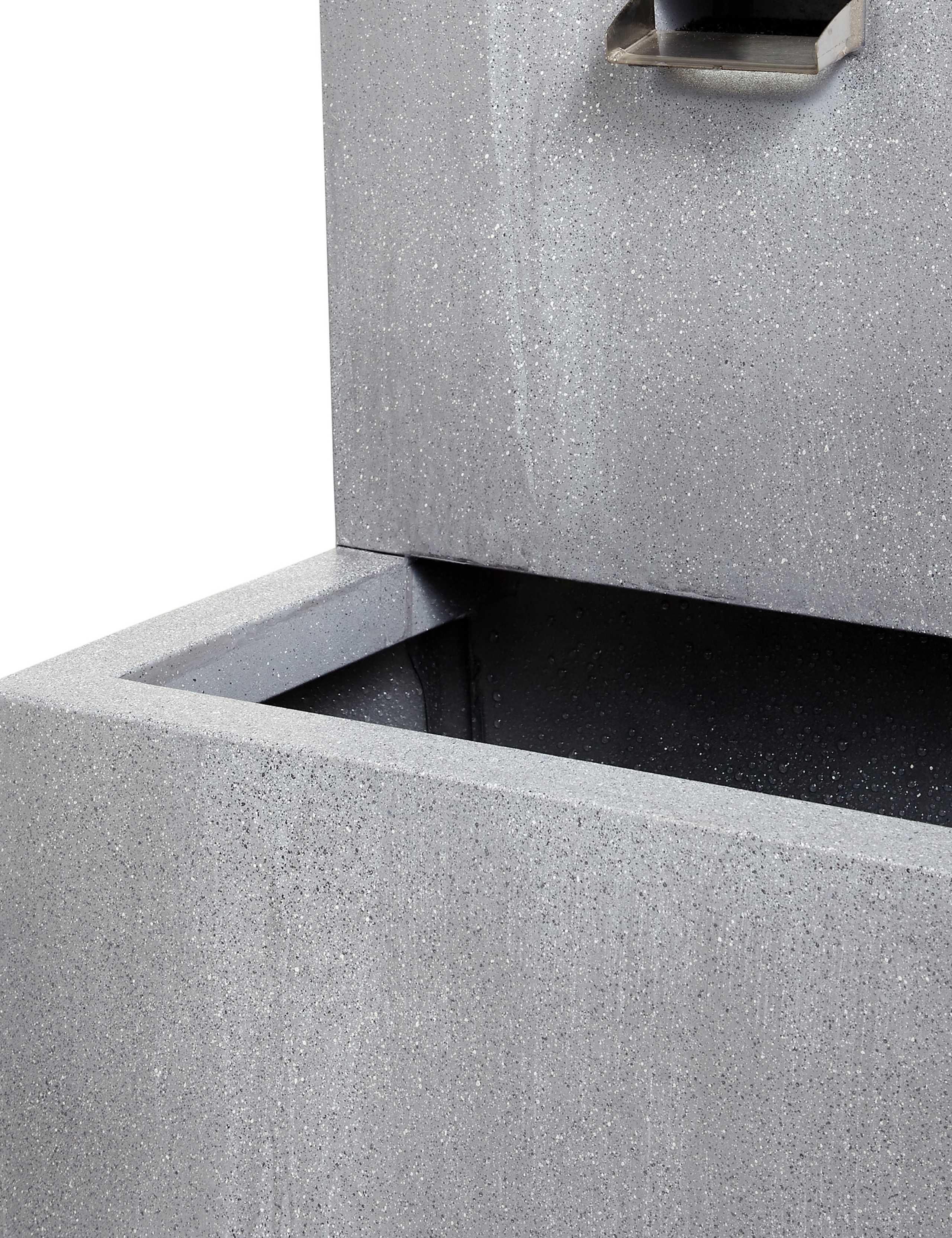 Weathered Triple Spout Lit Water Feature 5 of 6