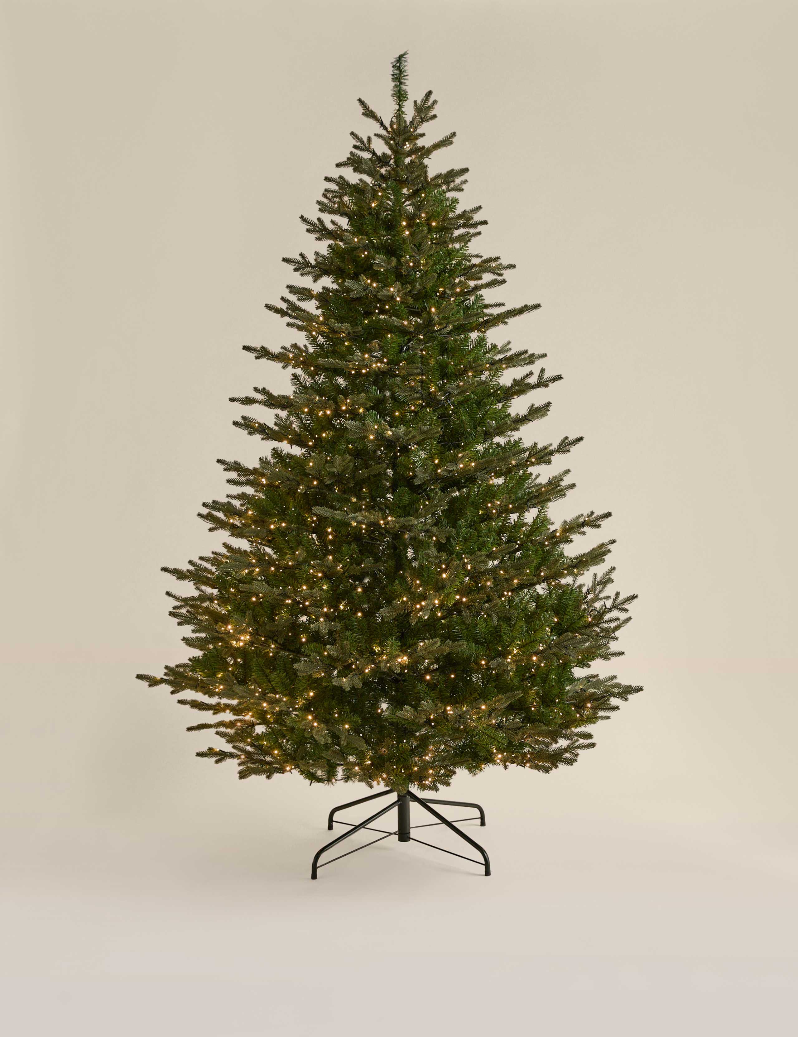 8ft Pre-lit Grand Fir Christmas Tree 2 of 6