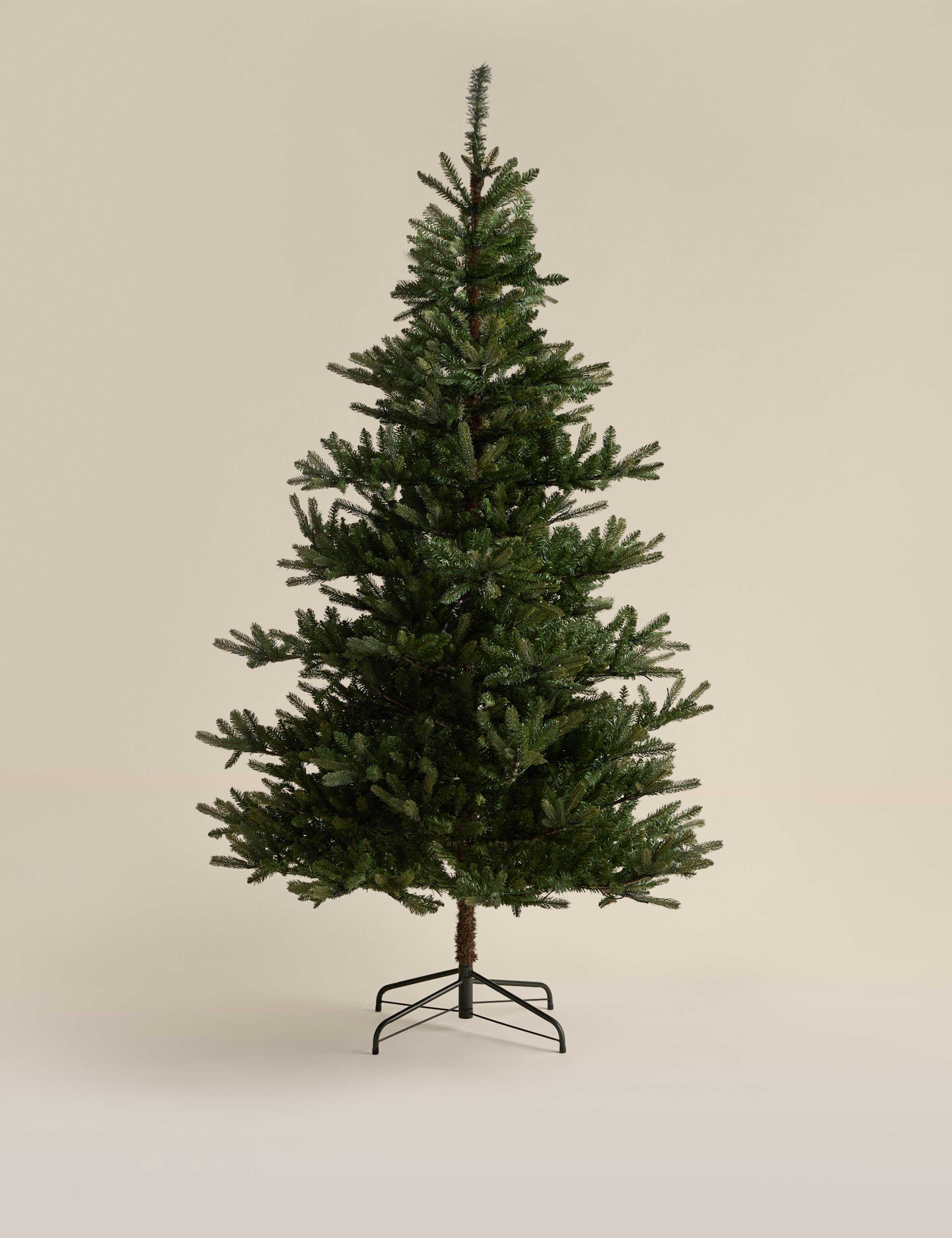 8ft Pre-Lit Noble Christmas Tree 5 of 5