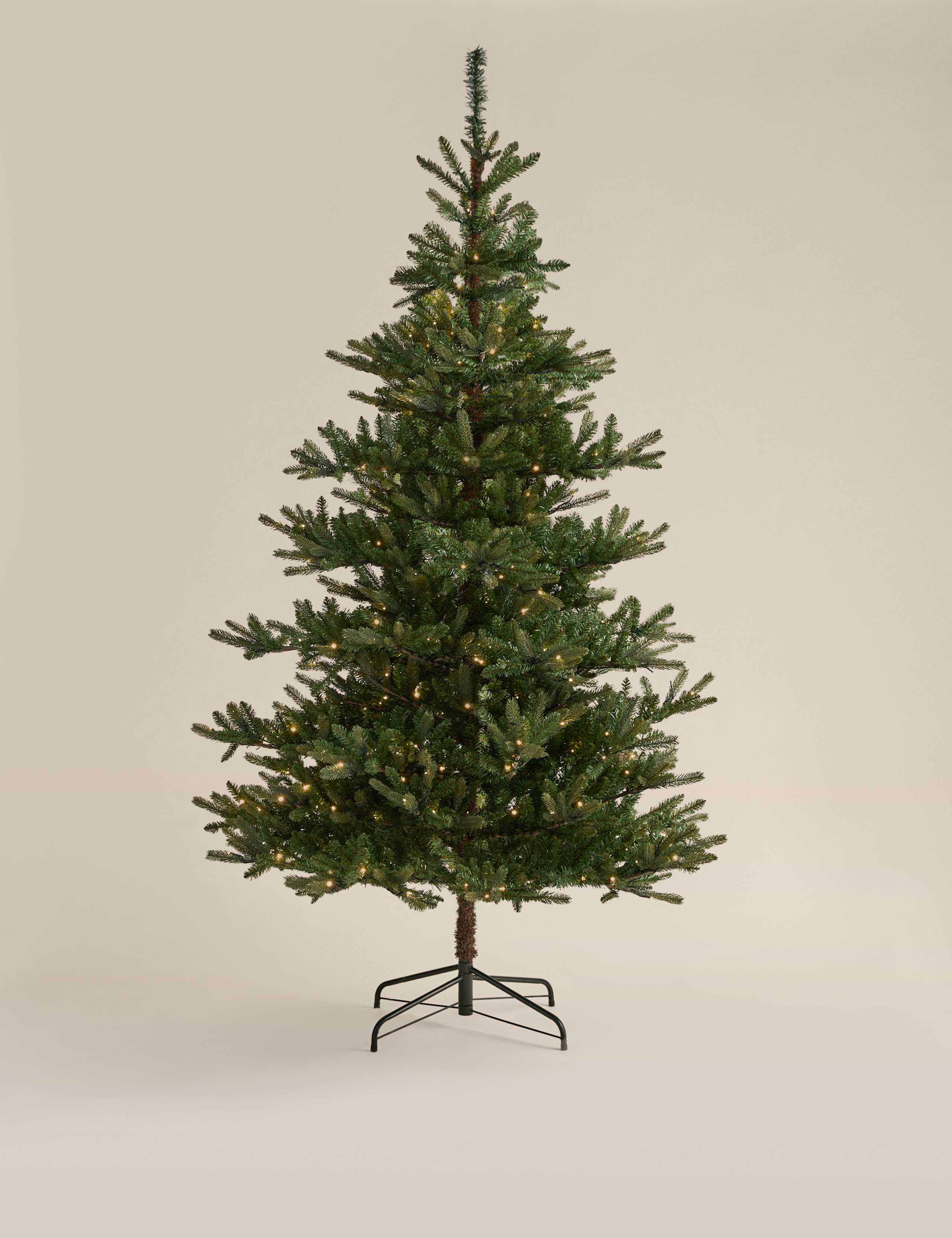 8ft Pre-Lit Noble Christmas Tree 2 of 5
