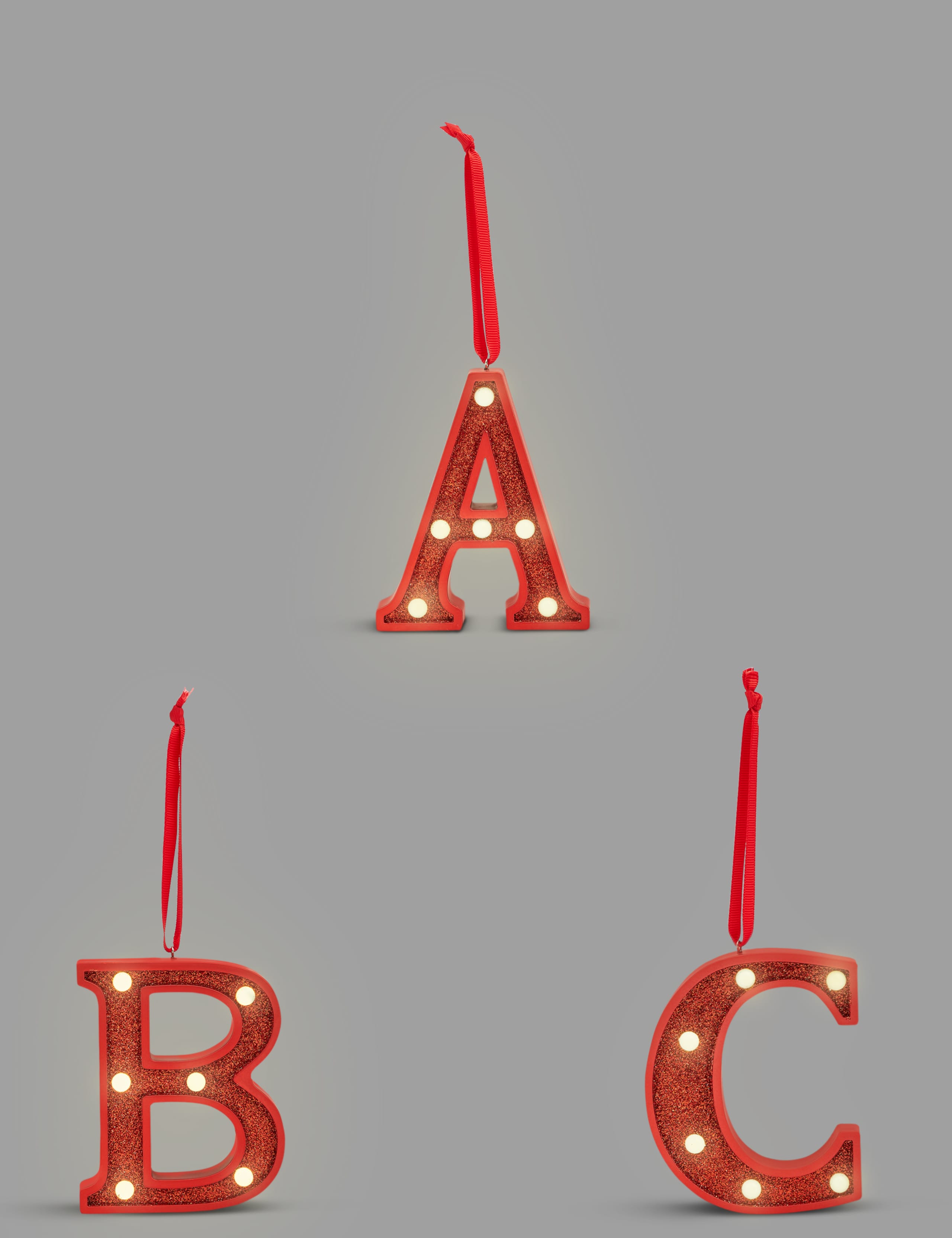 Light Up Alphabet Tree Decoration 2 of 3