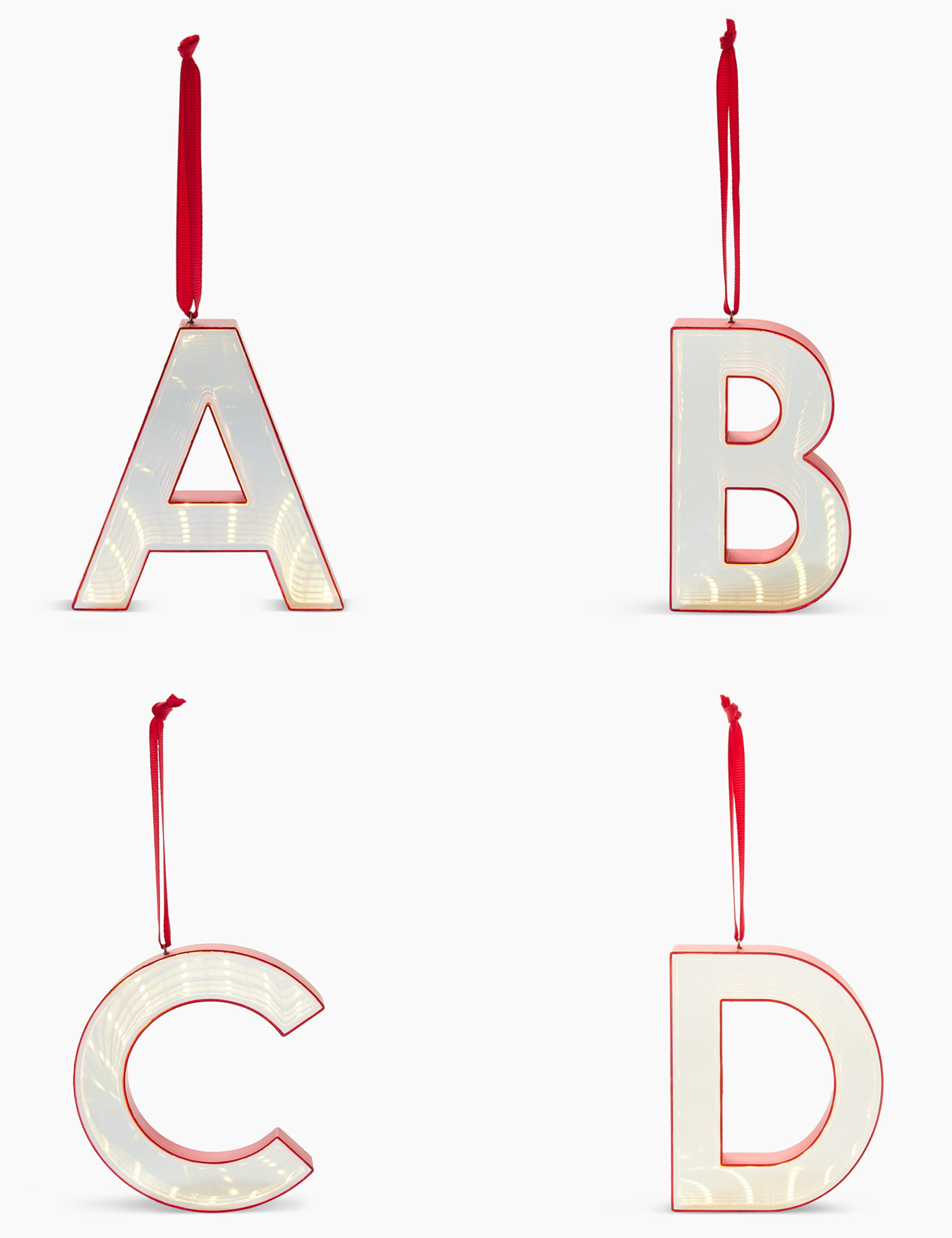 Mirror Alphabet Light Up Tree Decoration 2 of 3