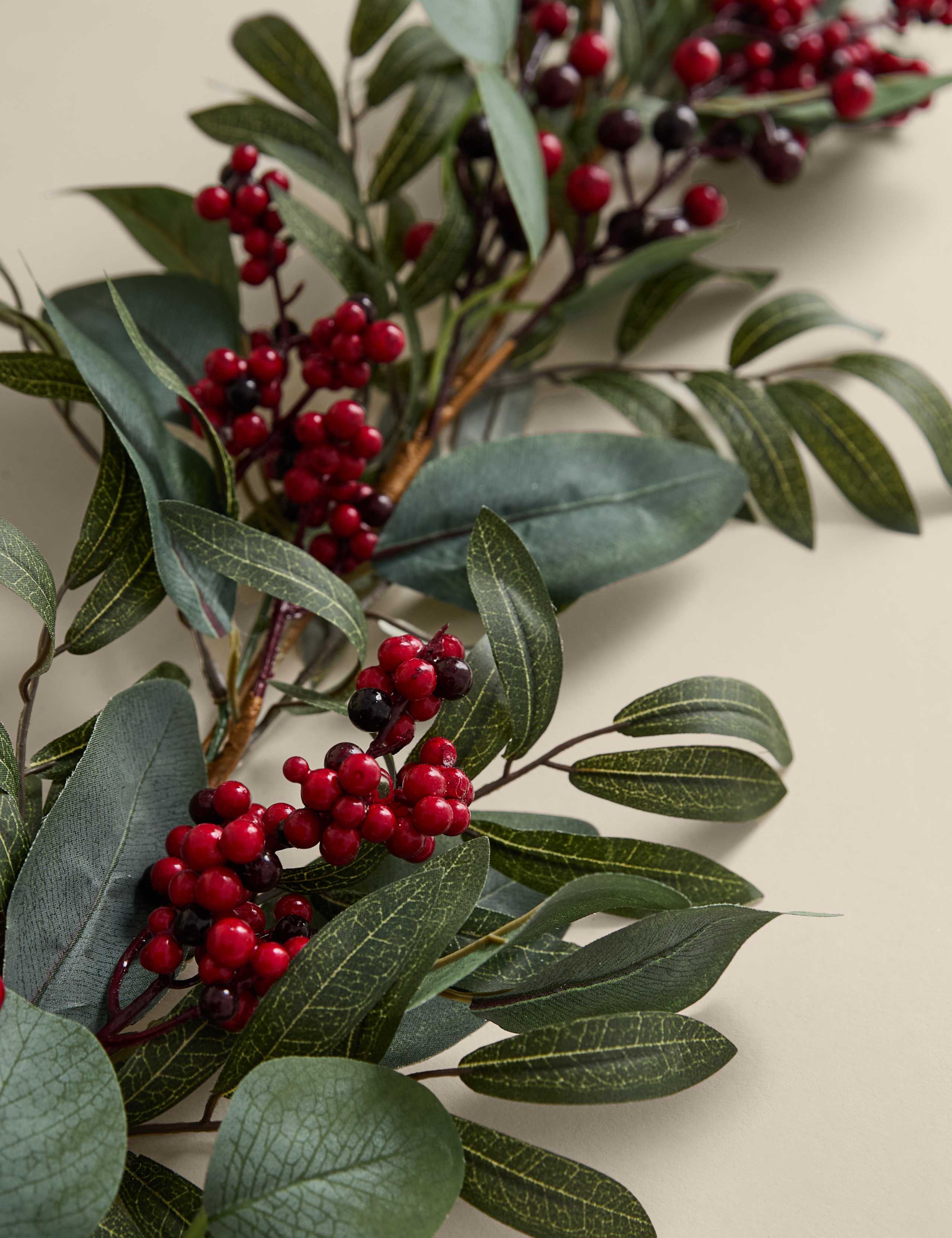 6ft Berry Garland 3 of 3