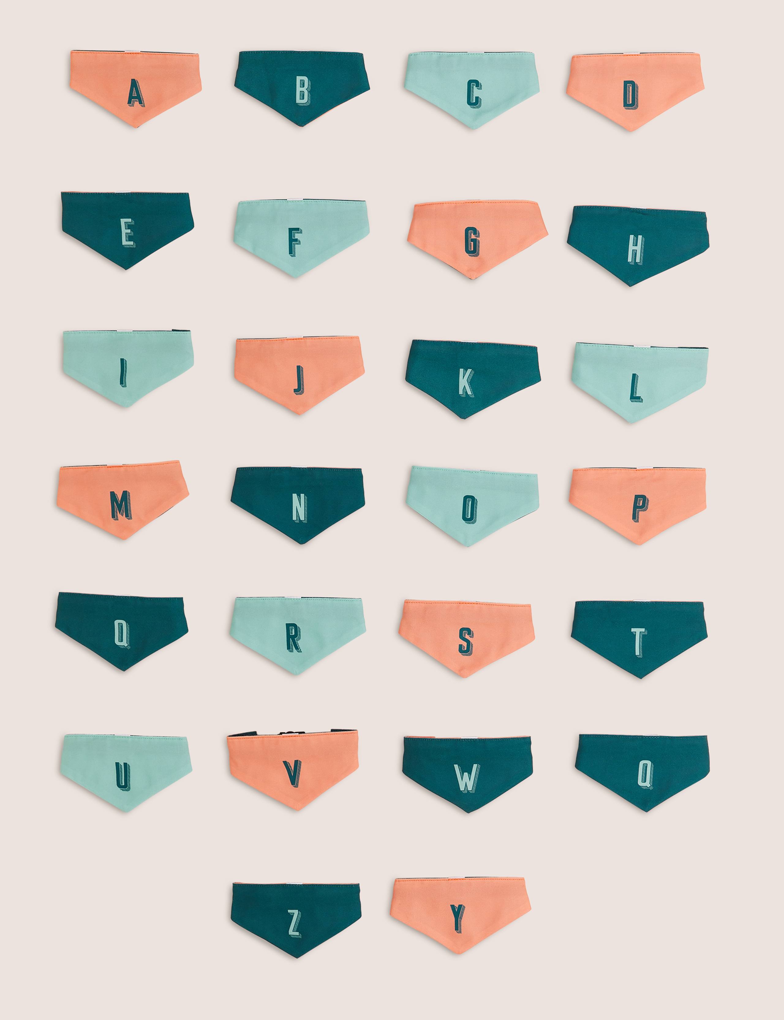Alphabet Dog Bandana 6 of 7