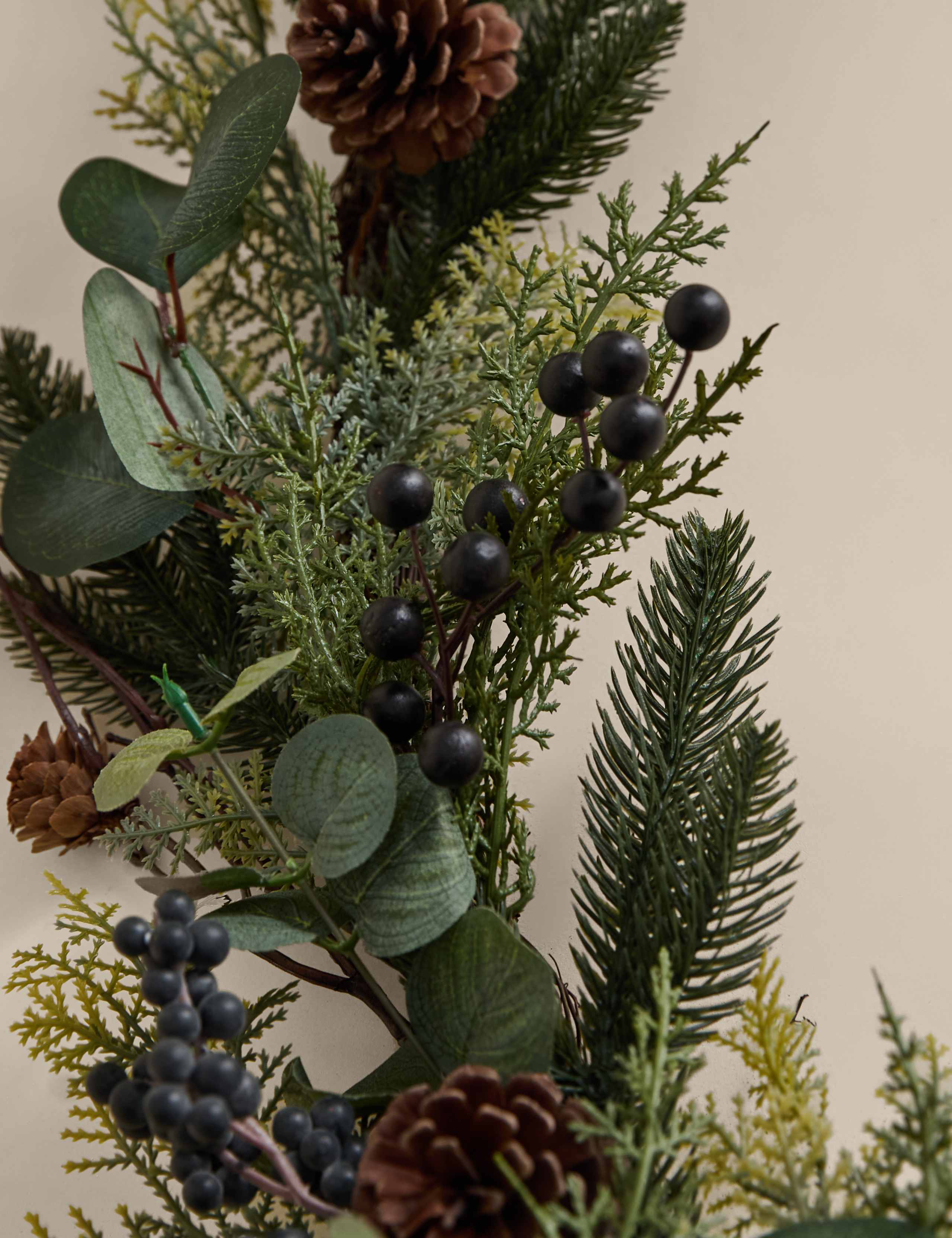 6ft Winter Berry Garland 3 of 3