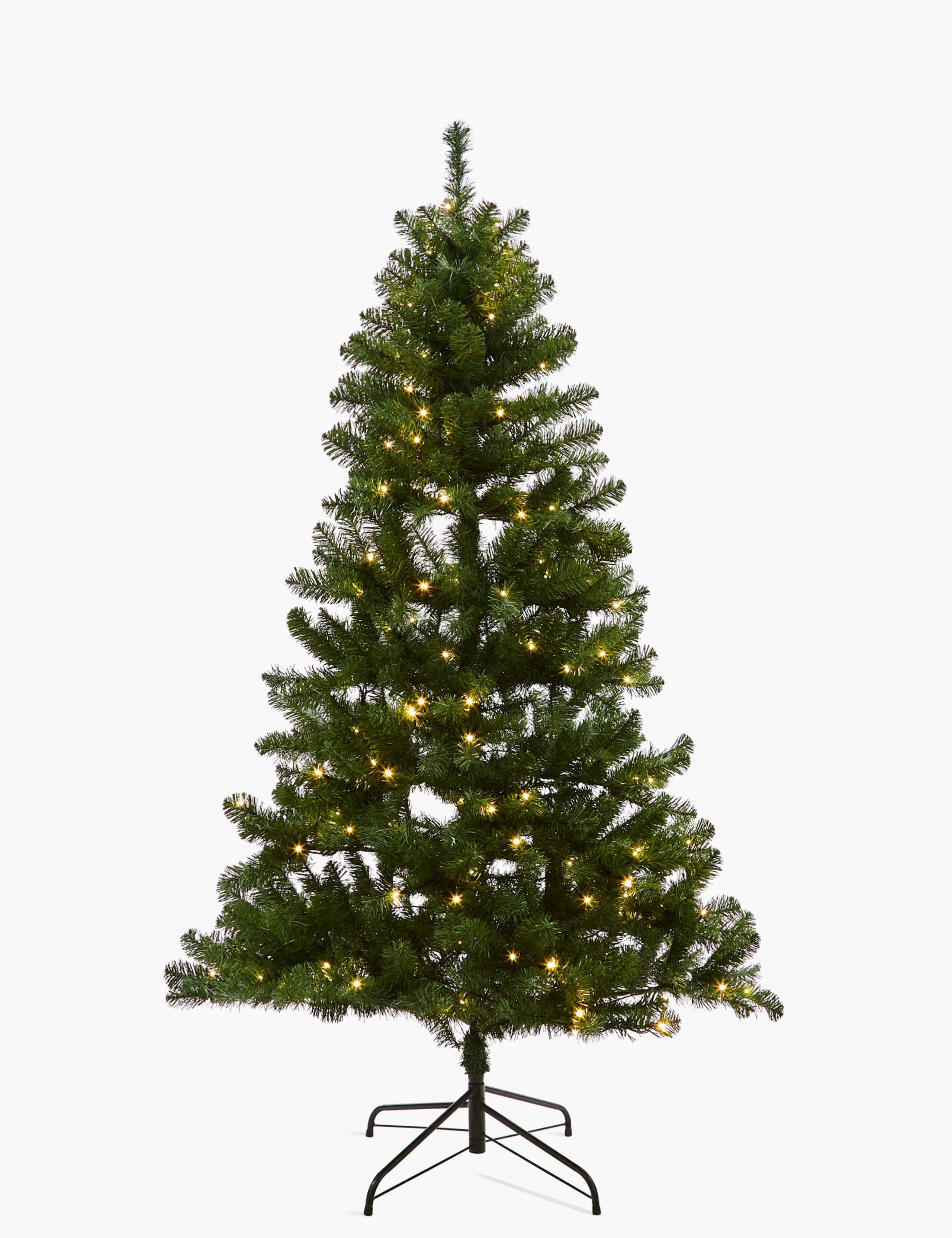 7ft Pre Lit Nordic Spruce Christmas Tree 1 of 7