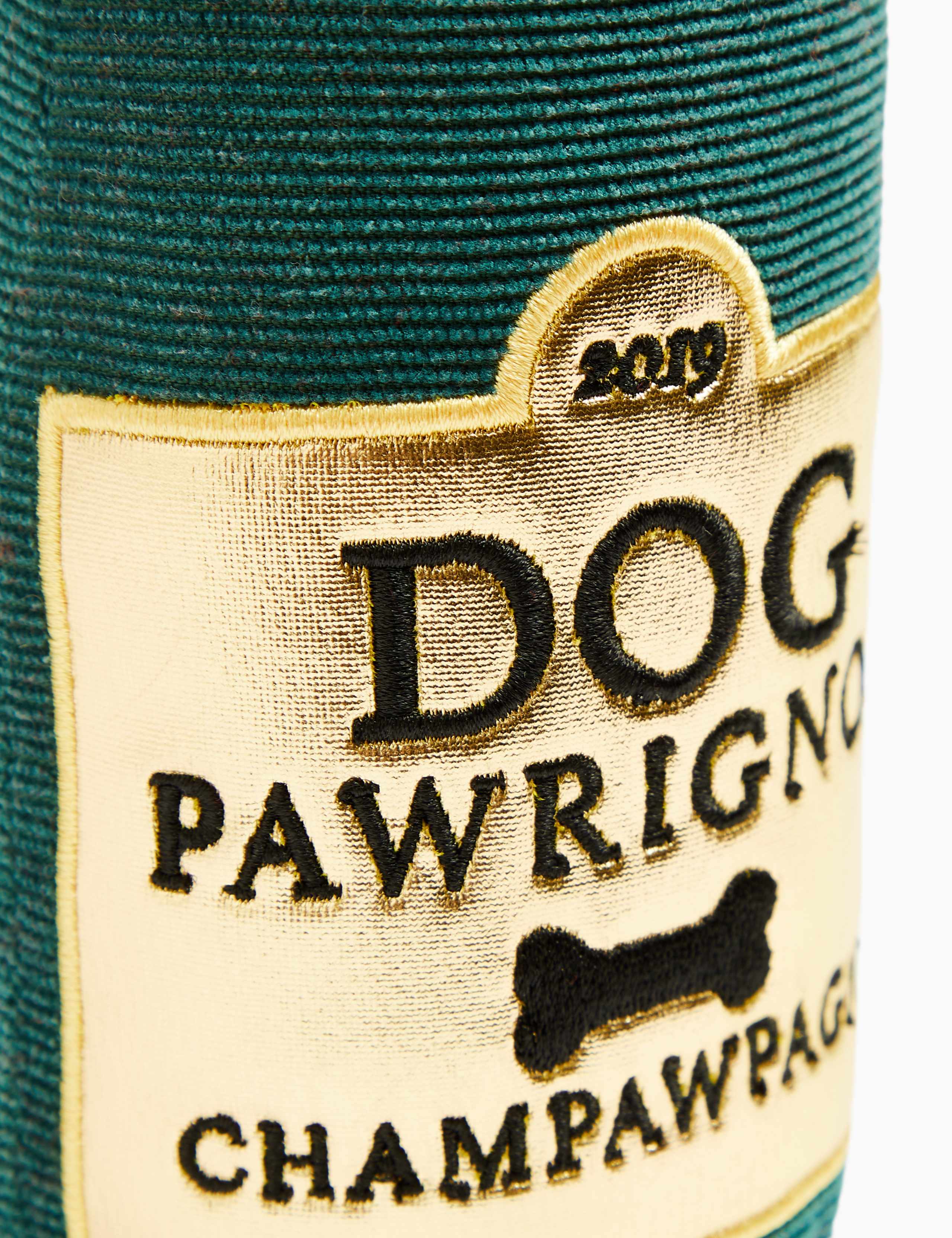 Champagne Bottle Dog Toy 2 of 3