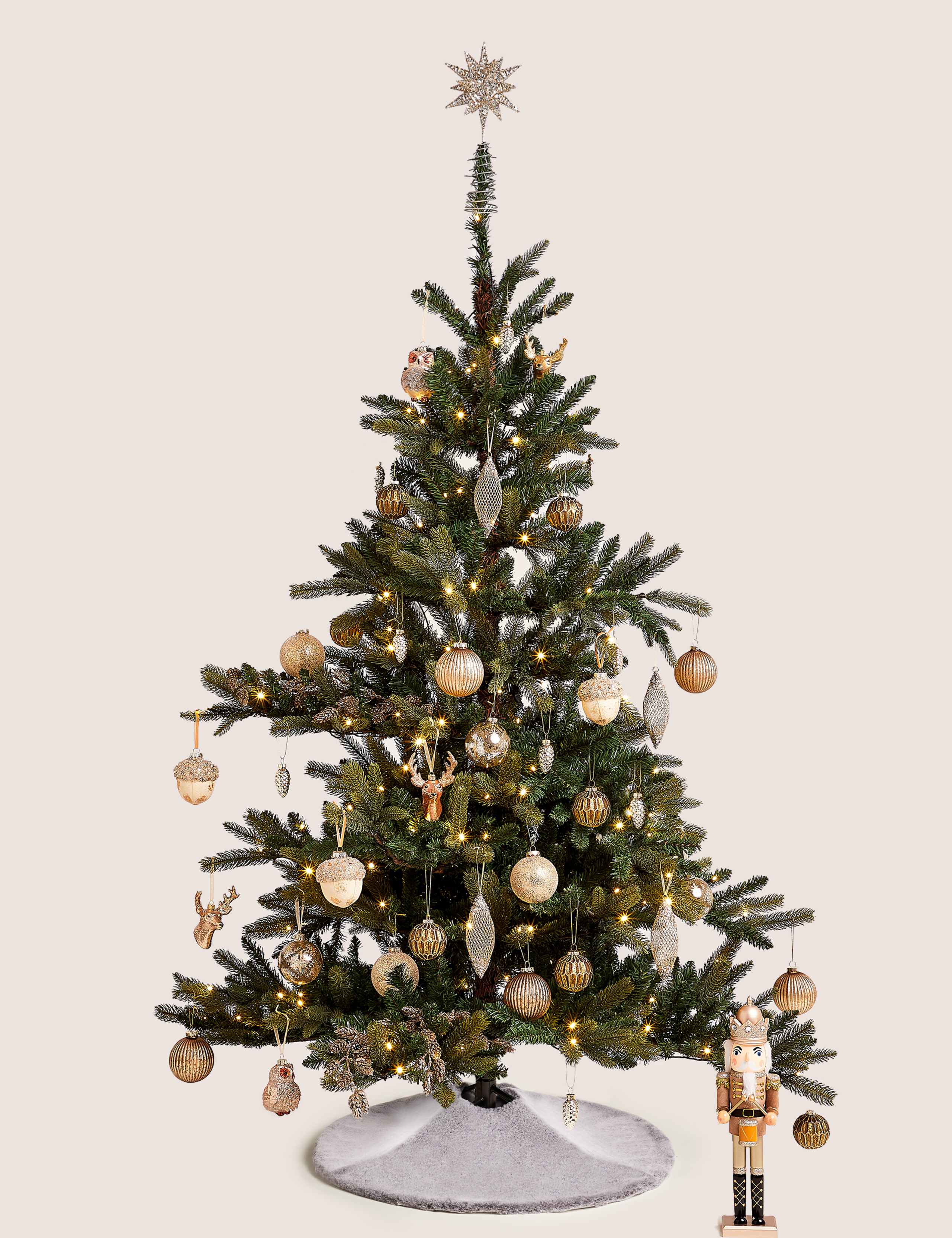 6ft Lit Noble Christmas Tree 1 of 7
