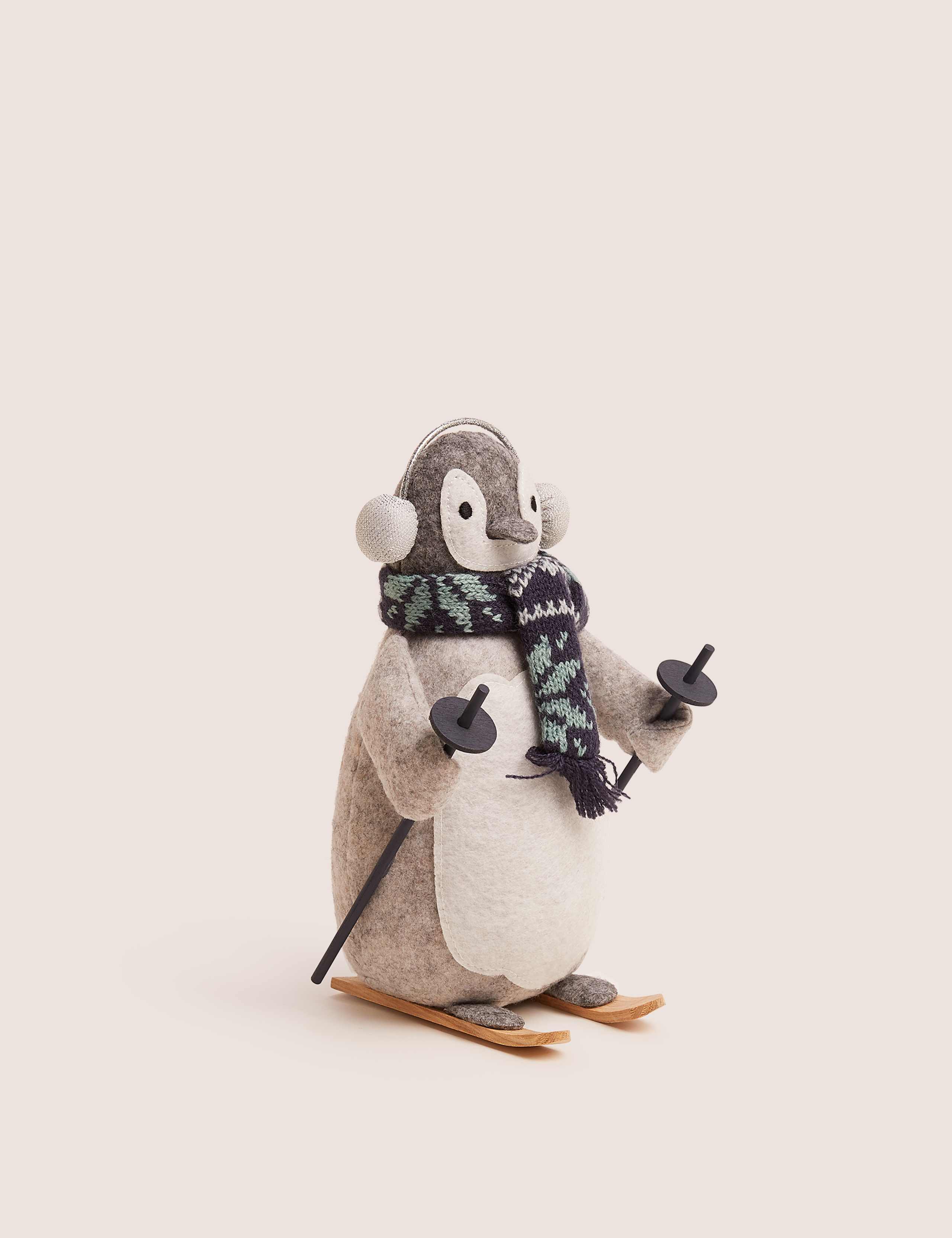 Large Skiing Penguin Decoration 1 of 3
