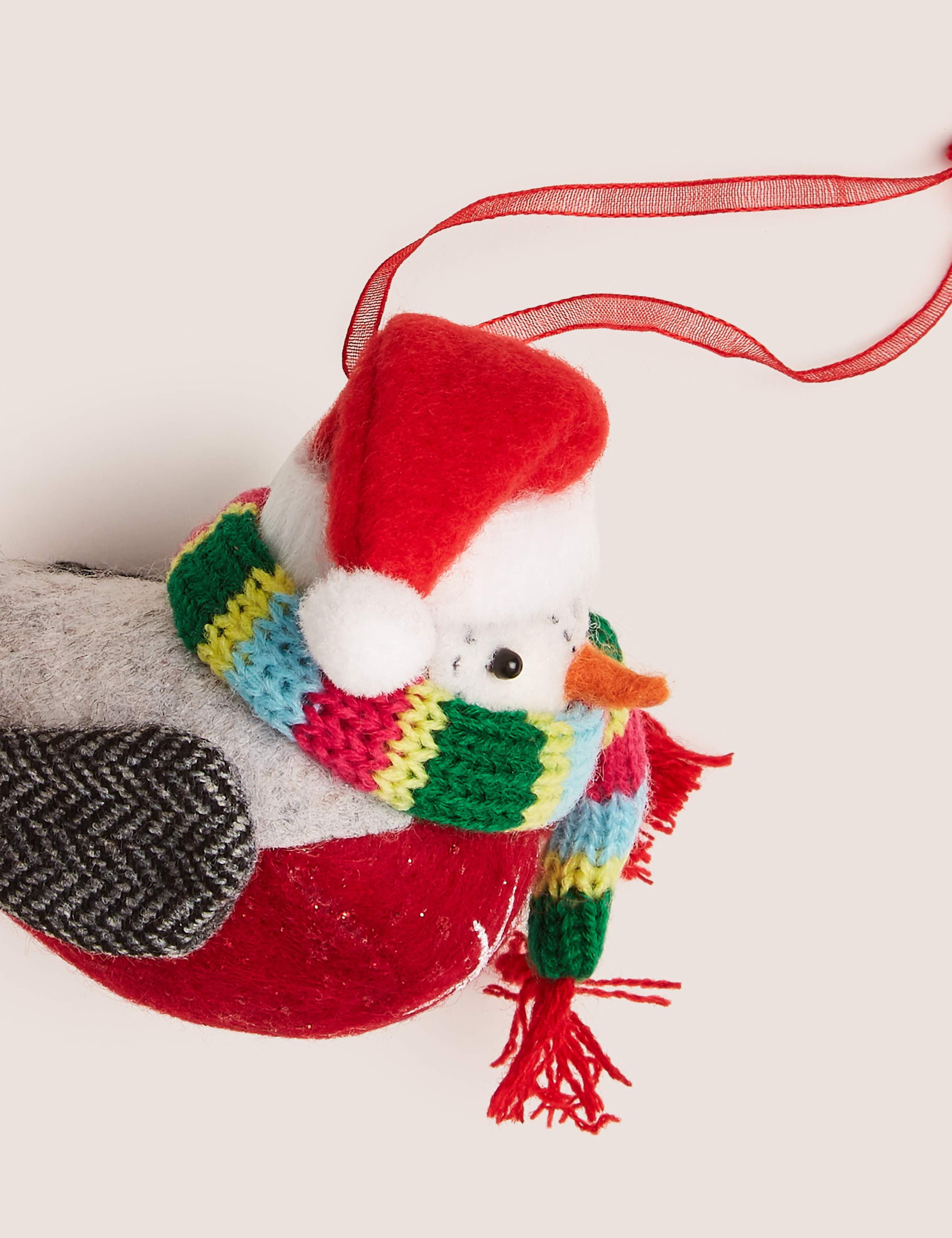 Robin With Scarf Bauble 2 of 2