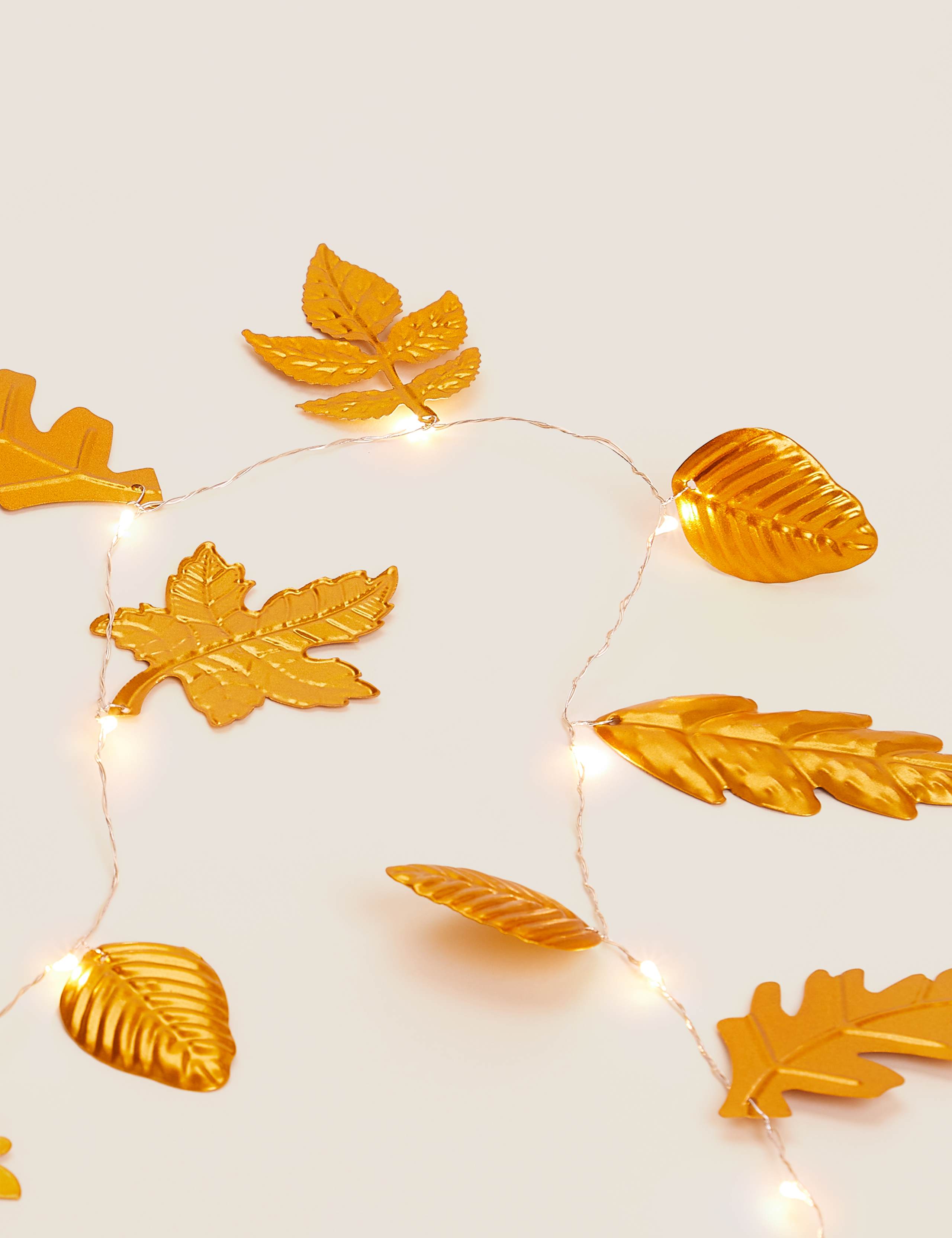 Metal Decorative Leaf Lights 3 of 4