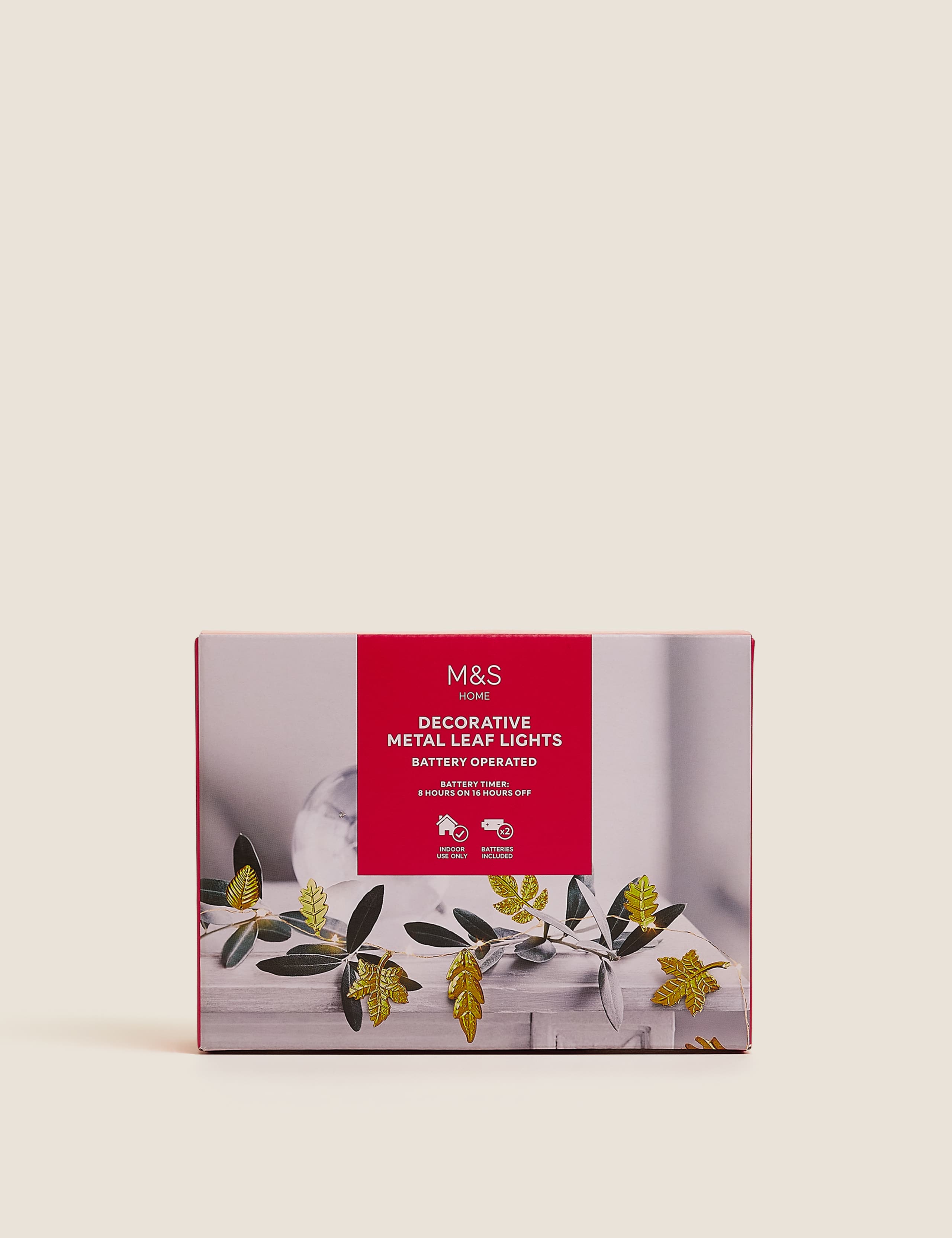 Metal Decorative Leaf Lights 4 of 4