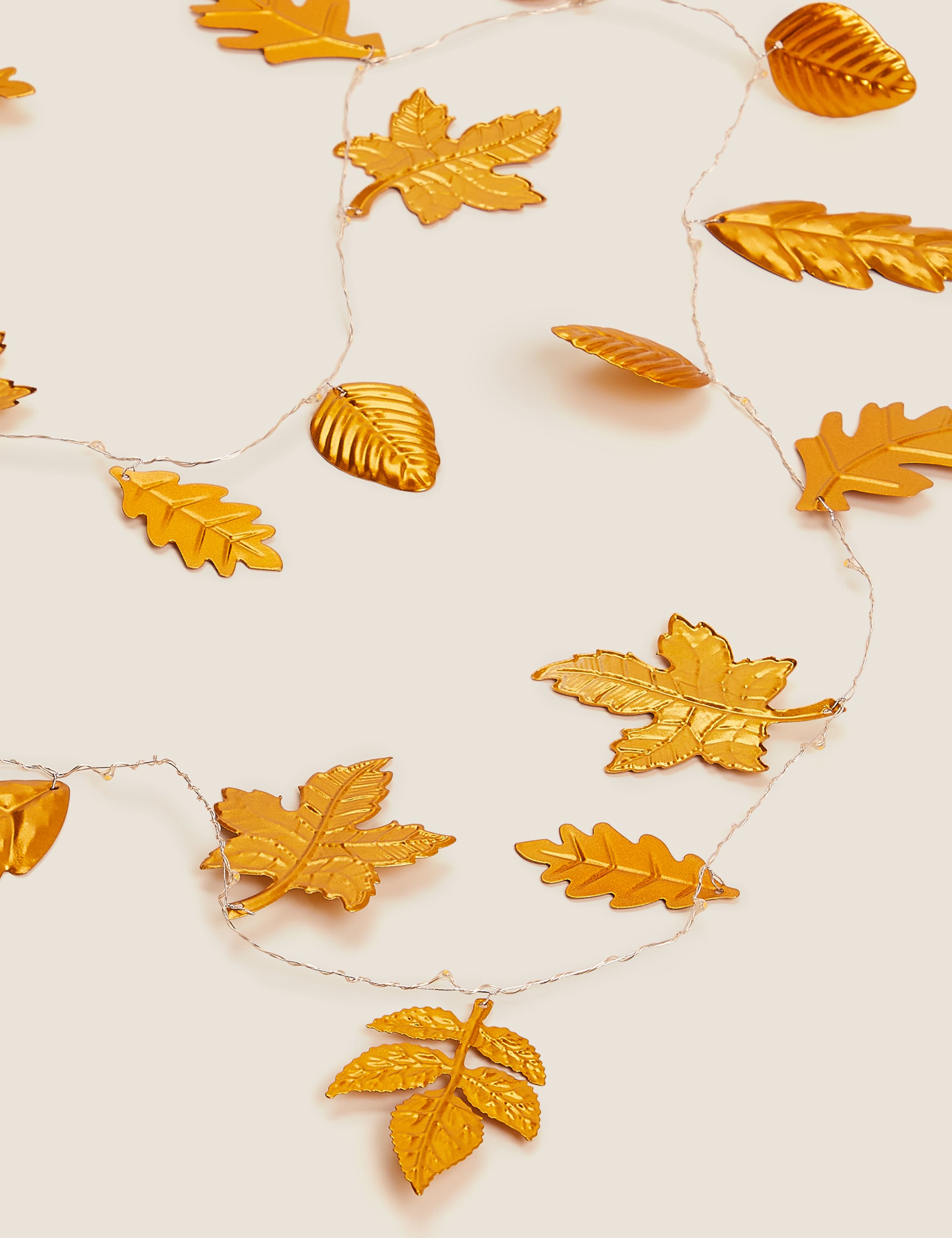 Metal Decorative Leaf Lights 2 of 4