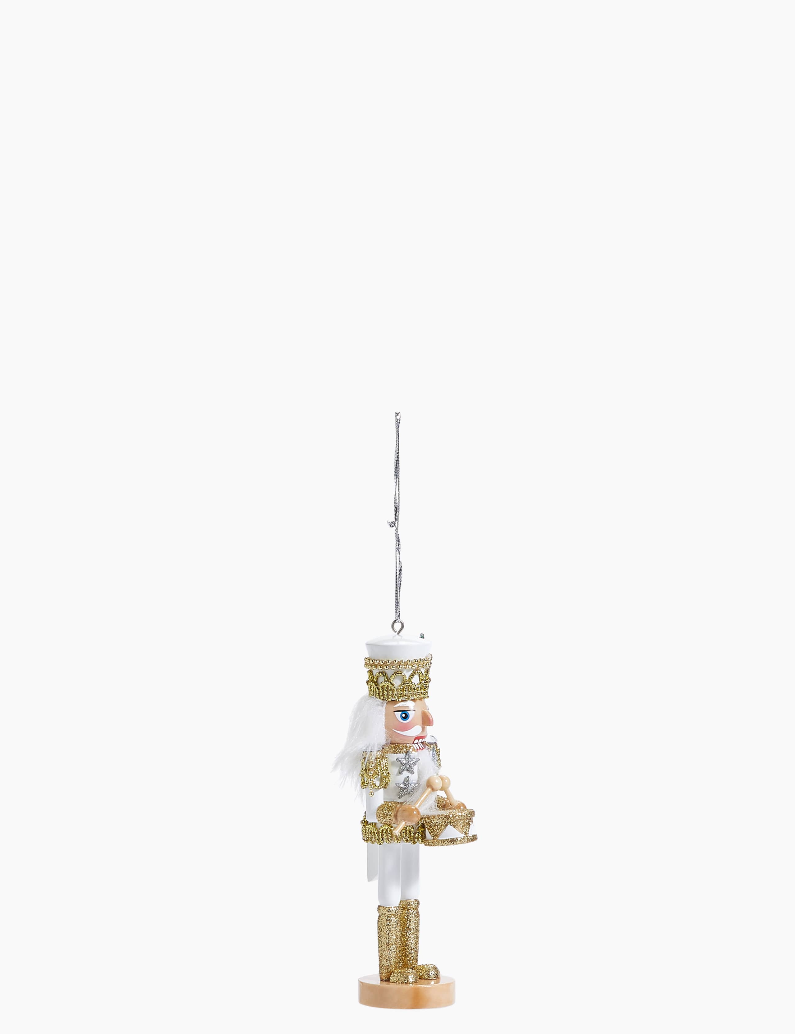 White Nutcracker Hanging Tree Decoration 2 of 3