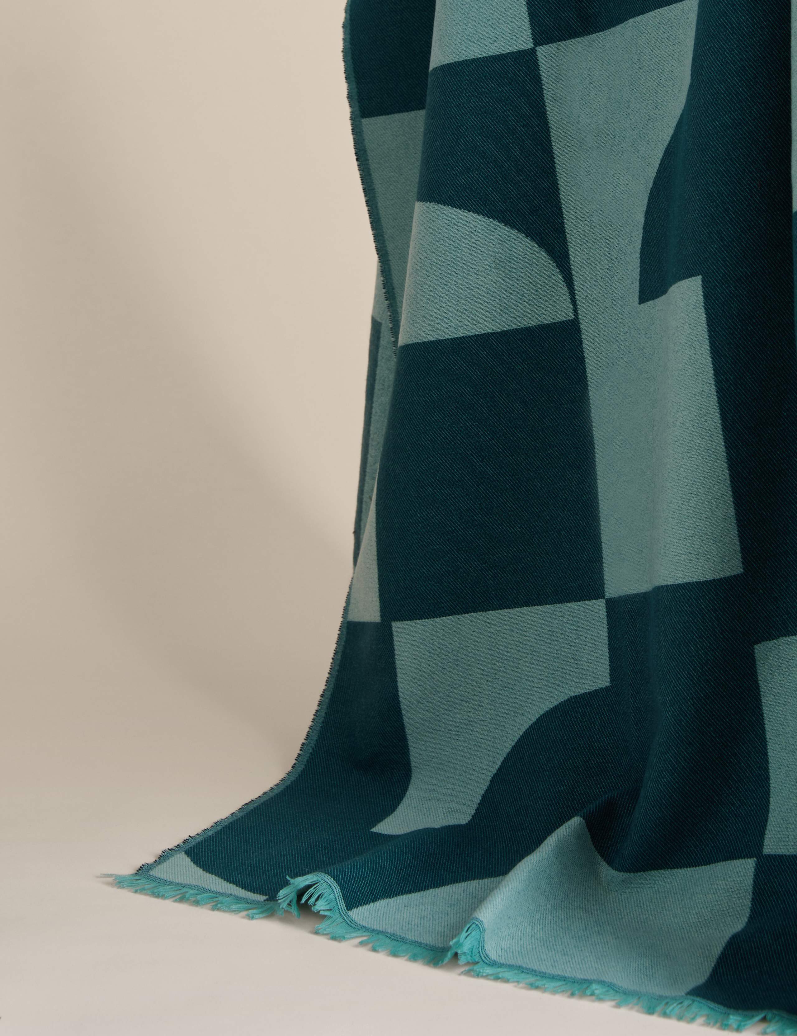 Geometric Fringed Throw 4 of 5