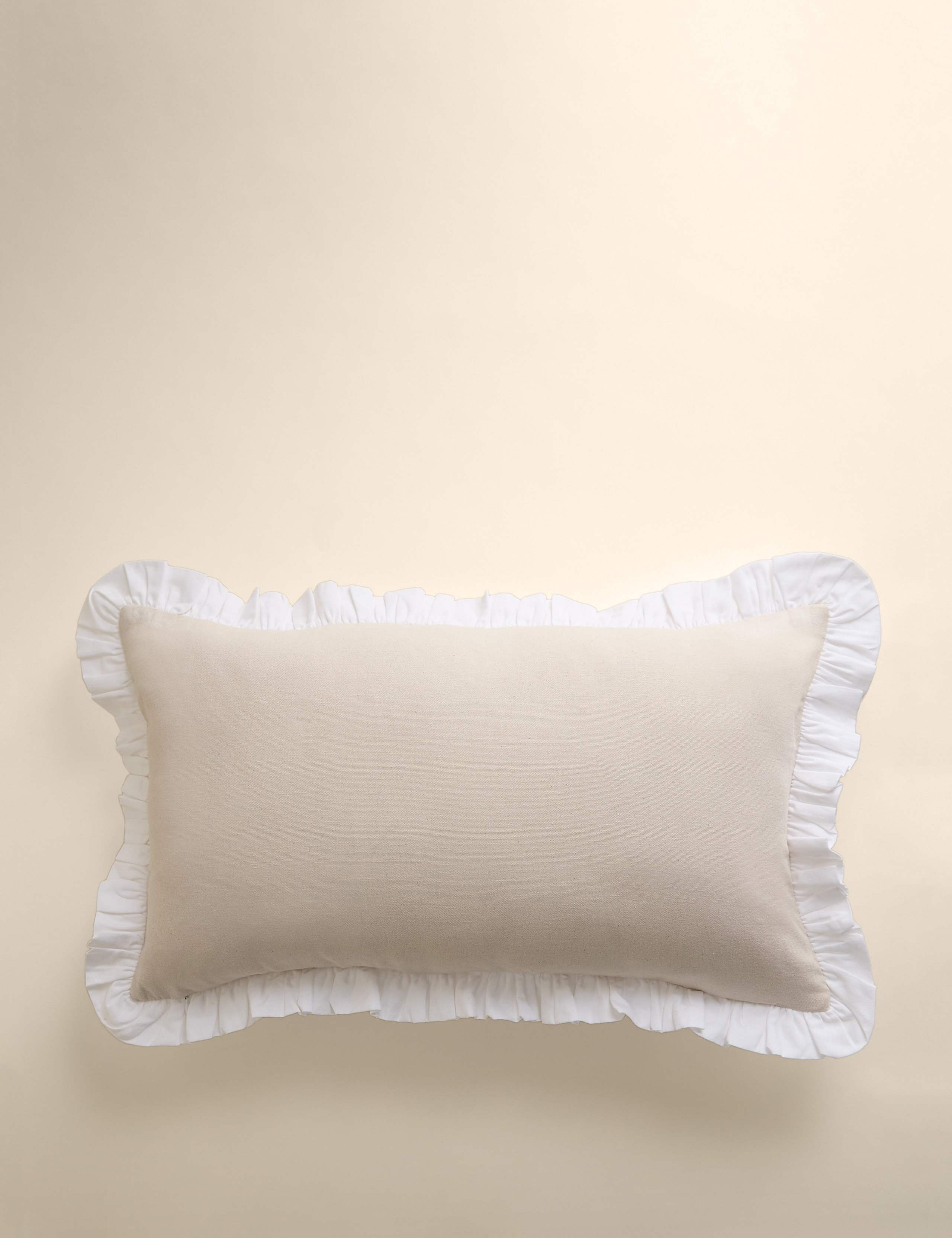 Pure Cotton Floral Embroidered Bolster Cushion 3 of 4