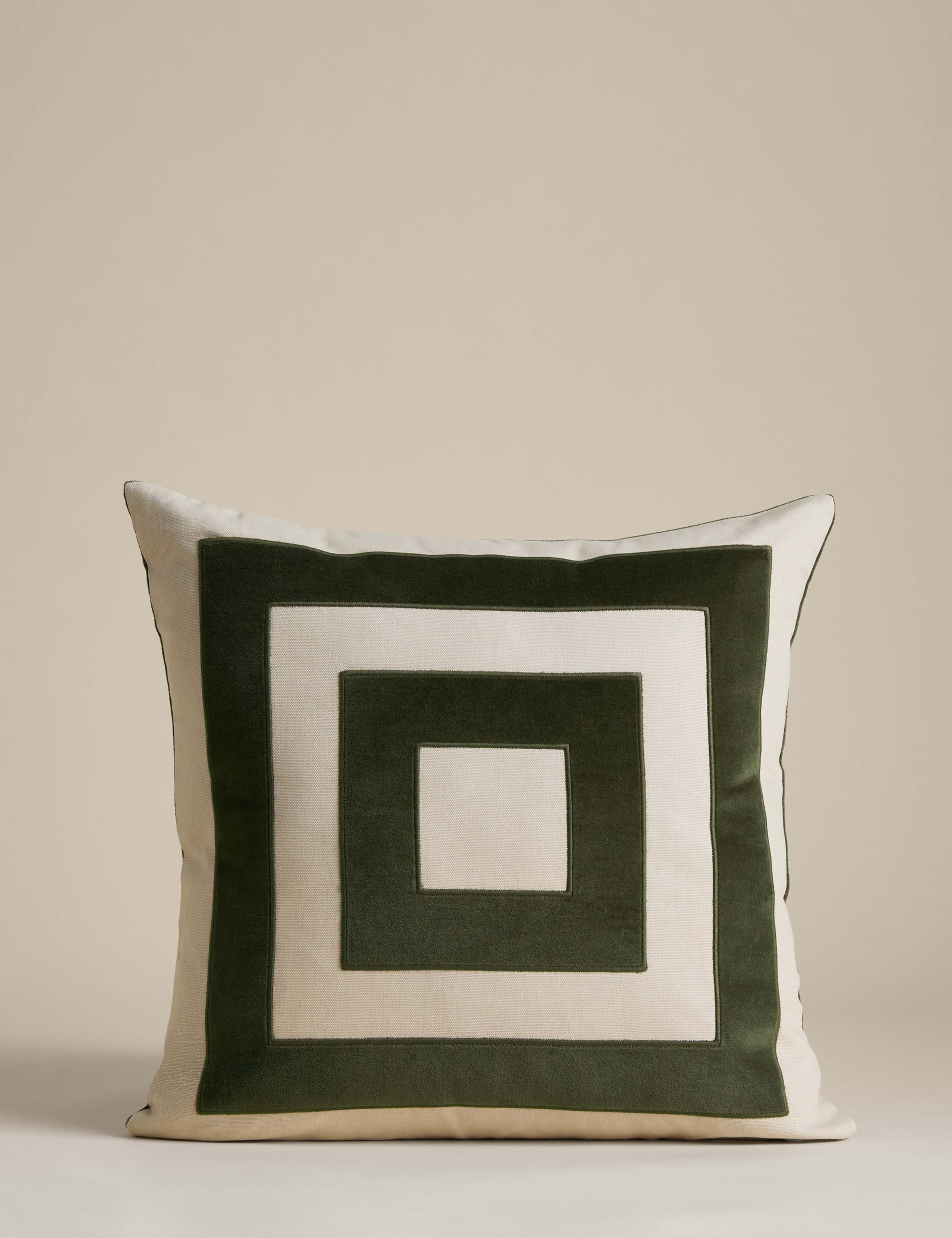 Box Applique Square Cushion 2 of 5