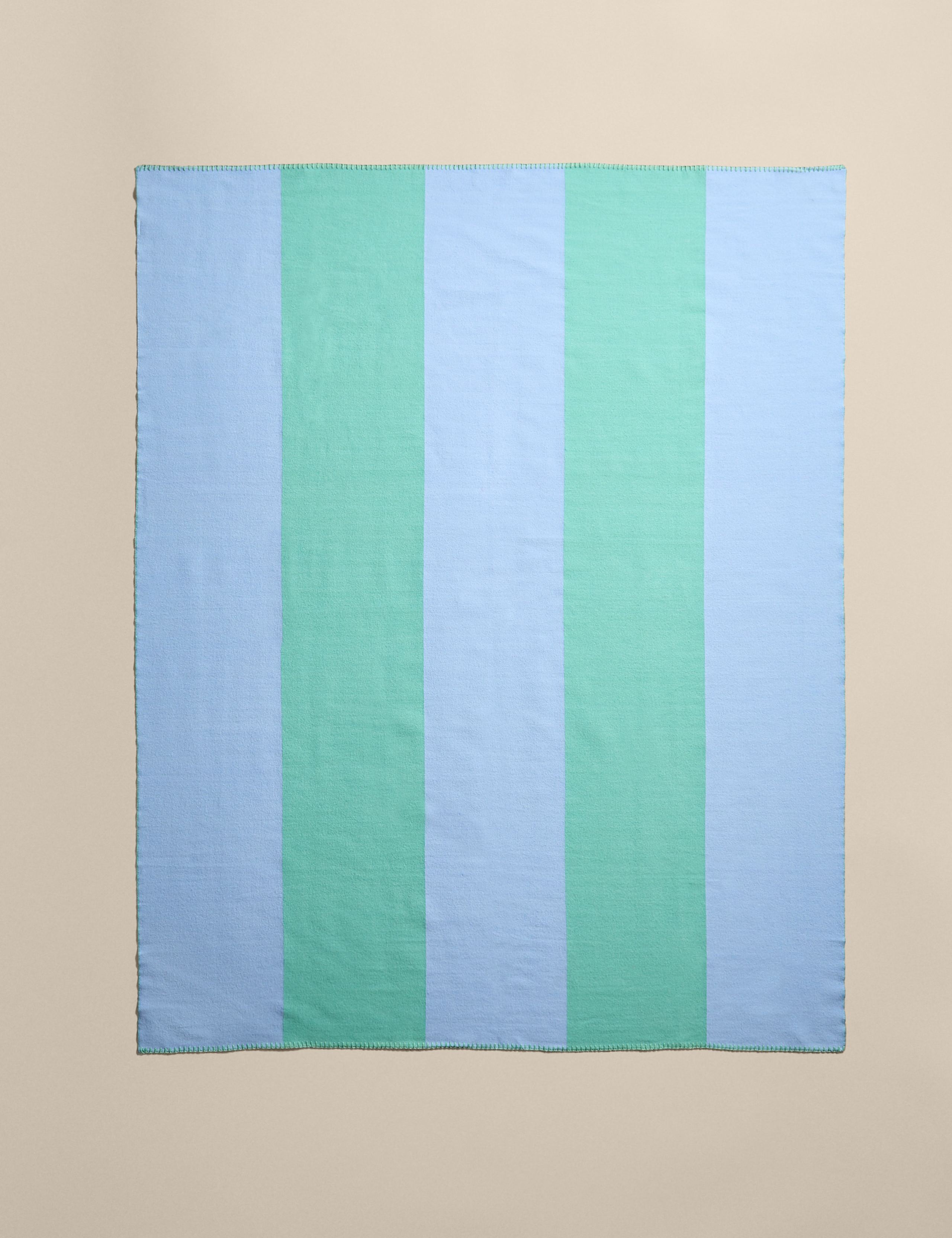 Wool Blend Woven Striped Large Throw 4 of 4