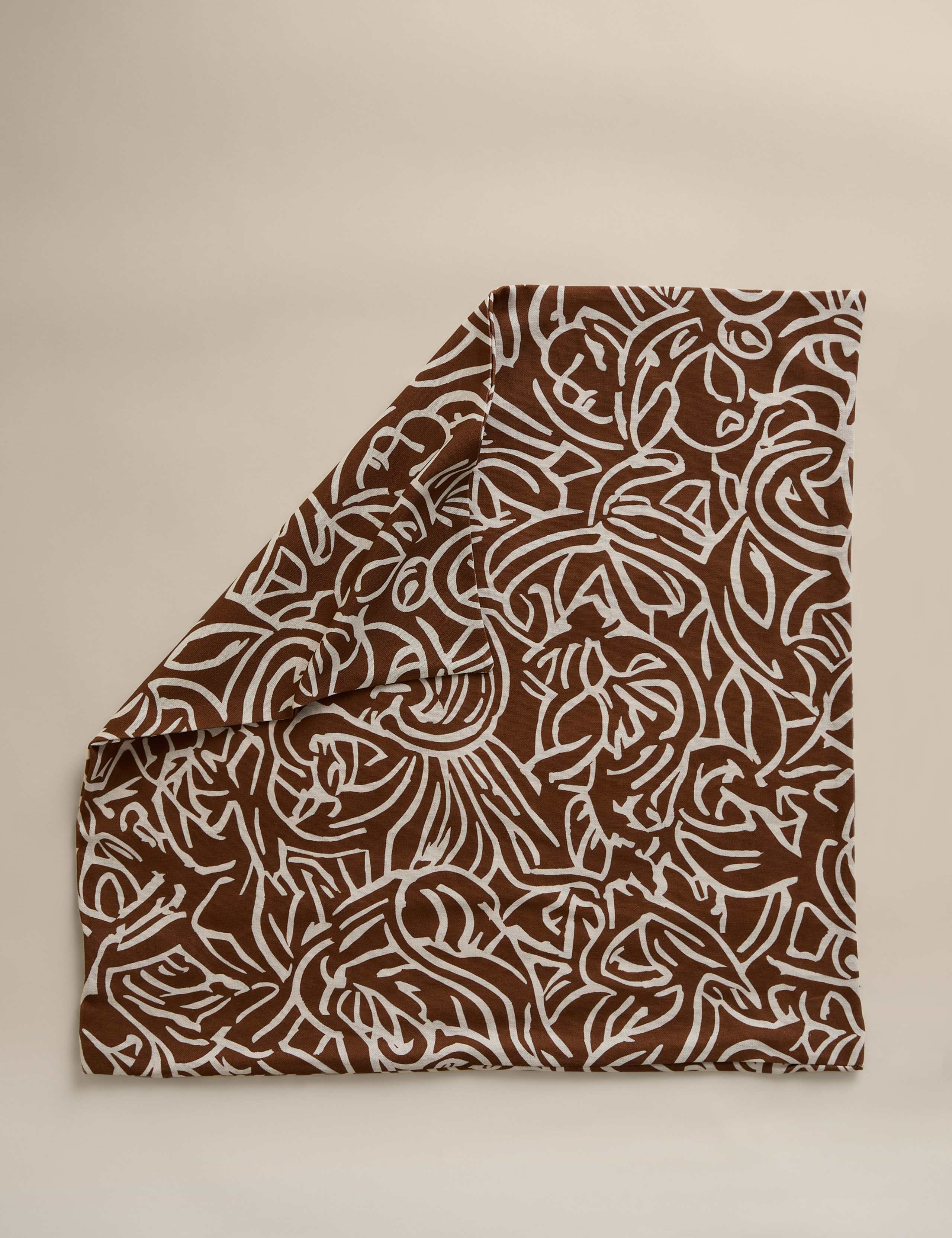 Pure Cotton Abstract Swirl Cushion Cover 2 of 4