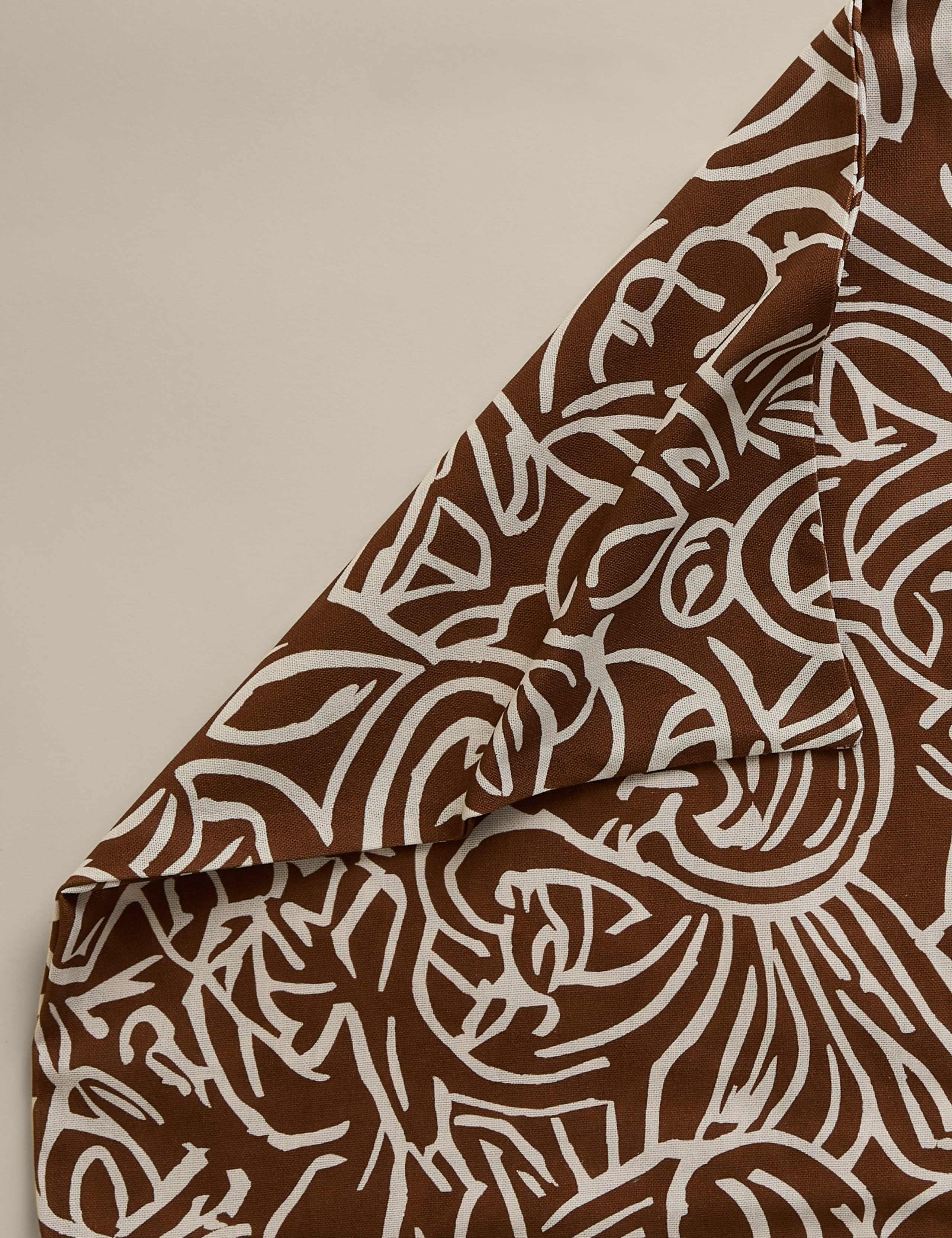 Pure Cotton Abstract Swirl Cushion Cover 3 of 4