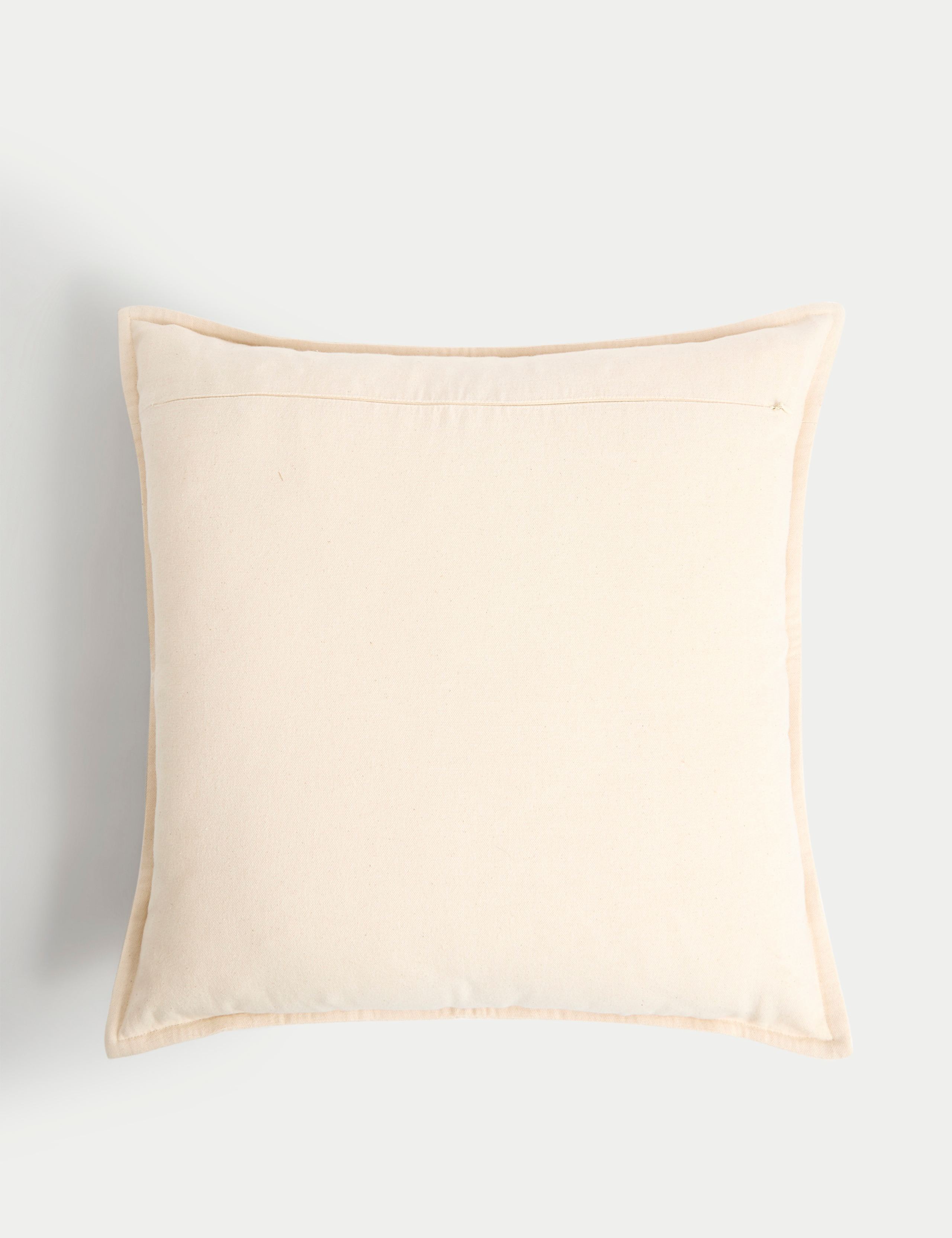 Pure Cotton Striped Embroidered Cushion 3 of 4
