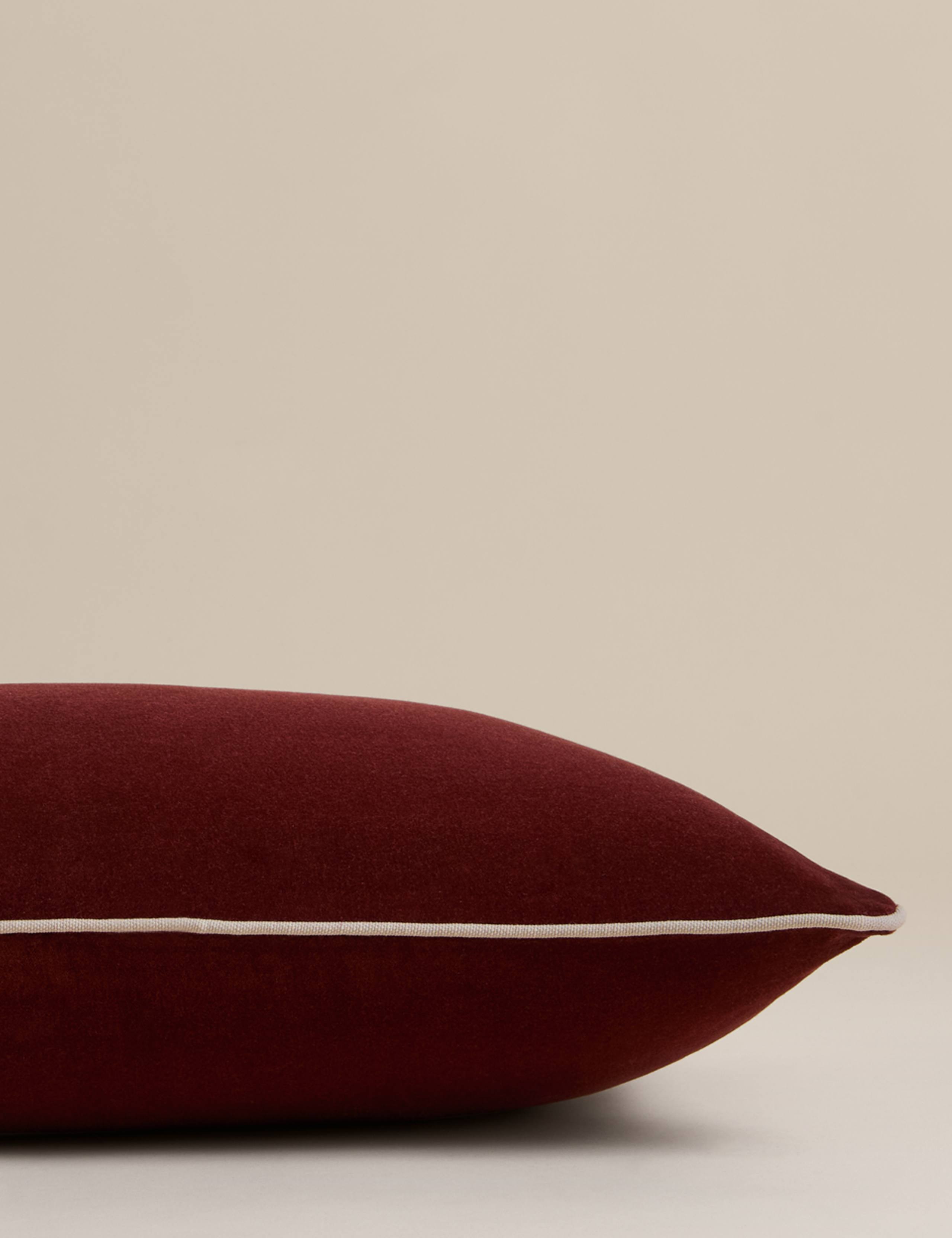 Pure Cotton Piped Bolster Cushion 2 of 5