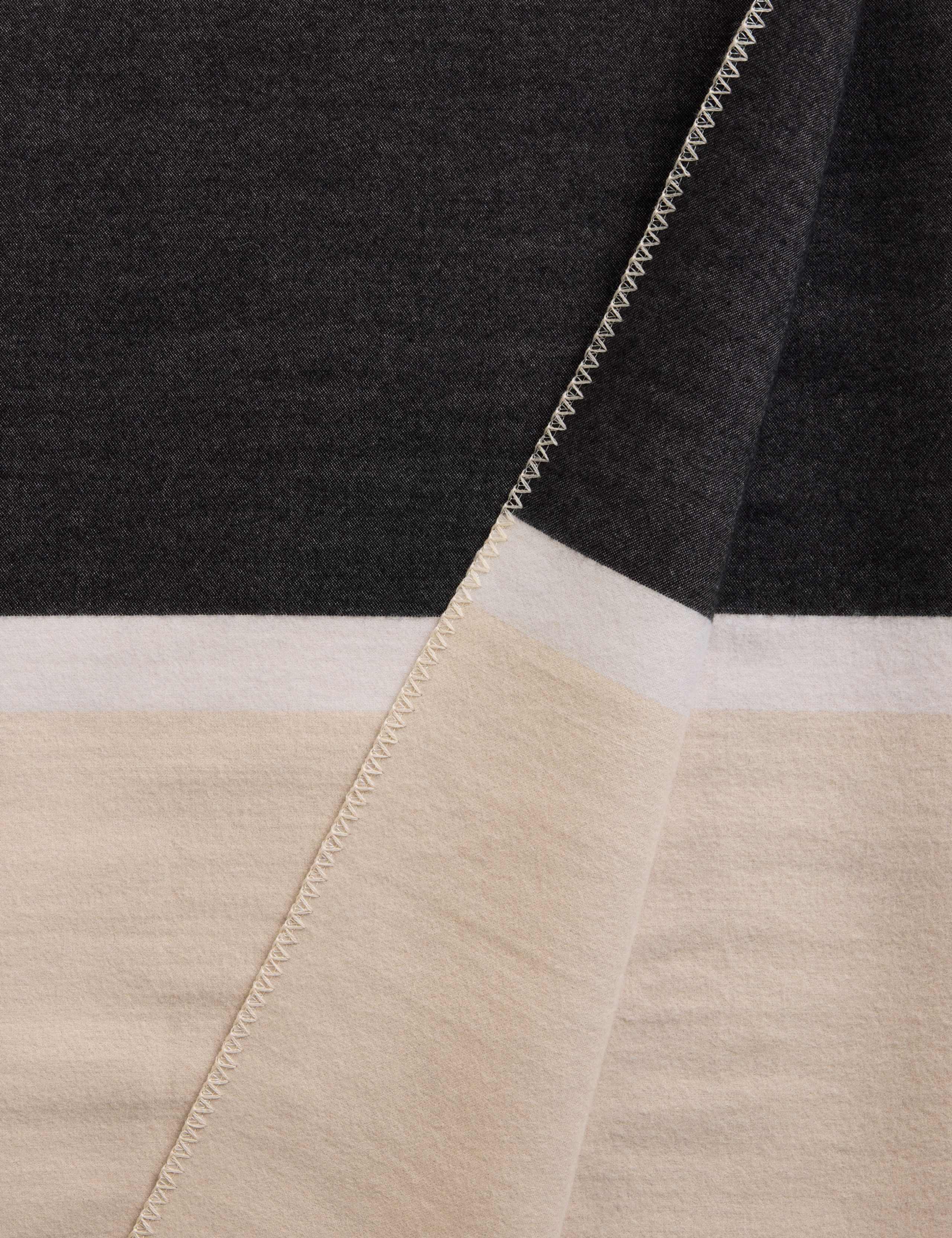 Kelly Hoppen Wool Blend Colour Block Brushed Throw 3 of 7