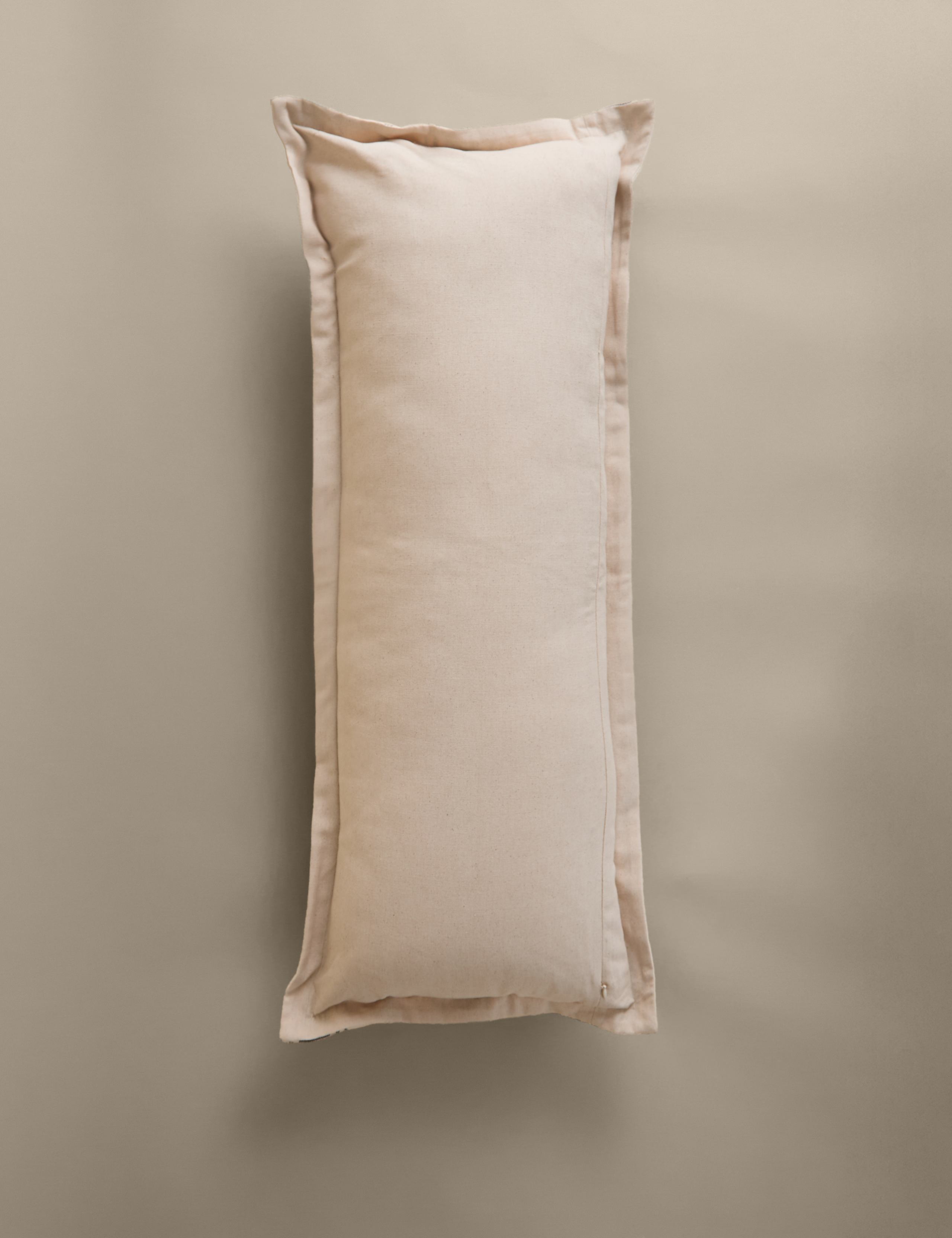 Pure Cotton Woven Stripe Bolster Cushion 3 of 4