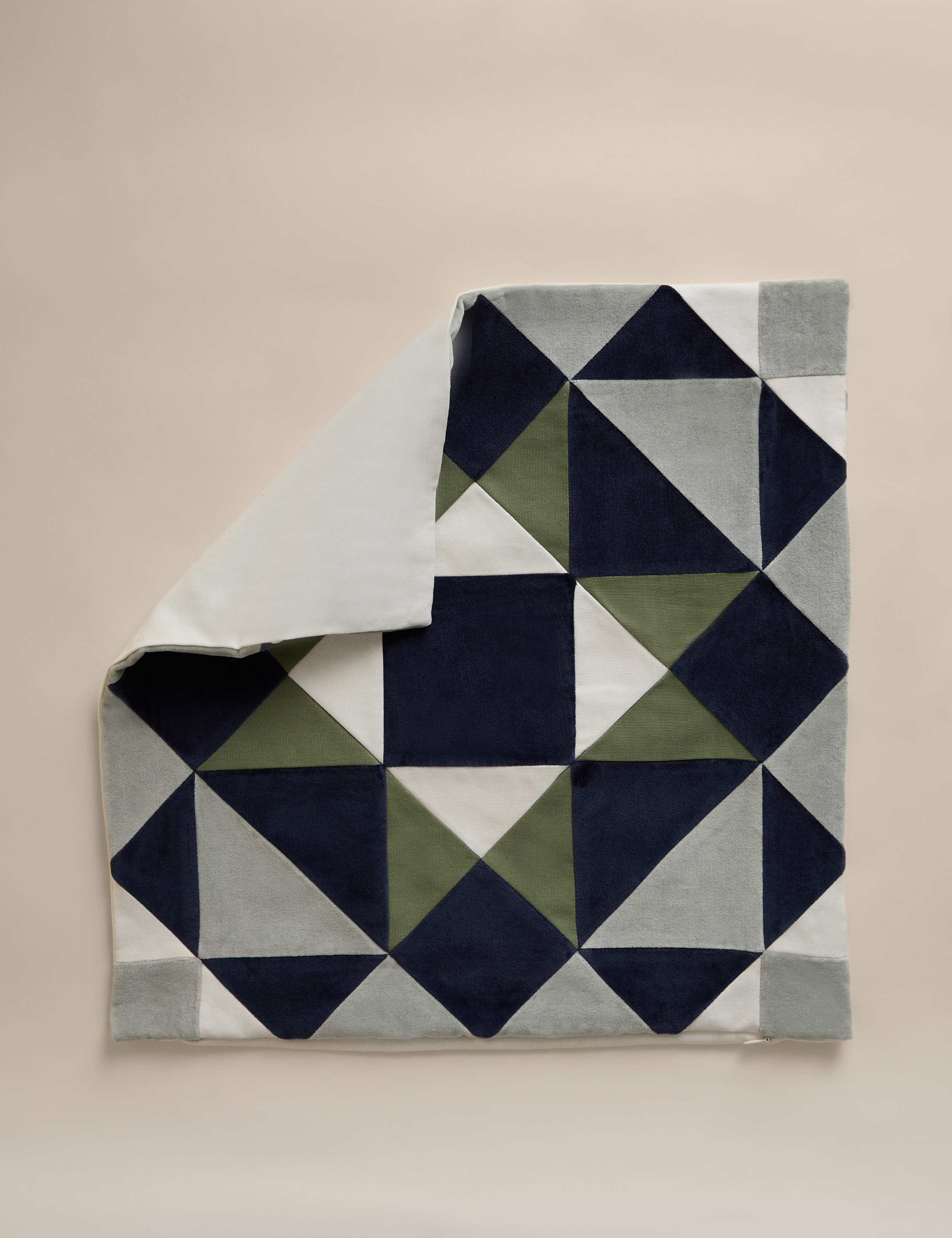 Pure Cotton Patchwork Cushion Cover 2 of 5