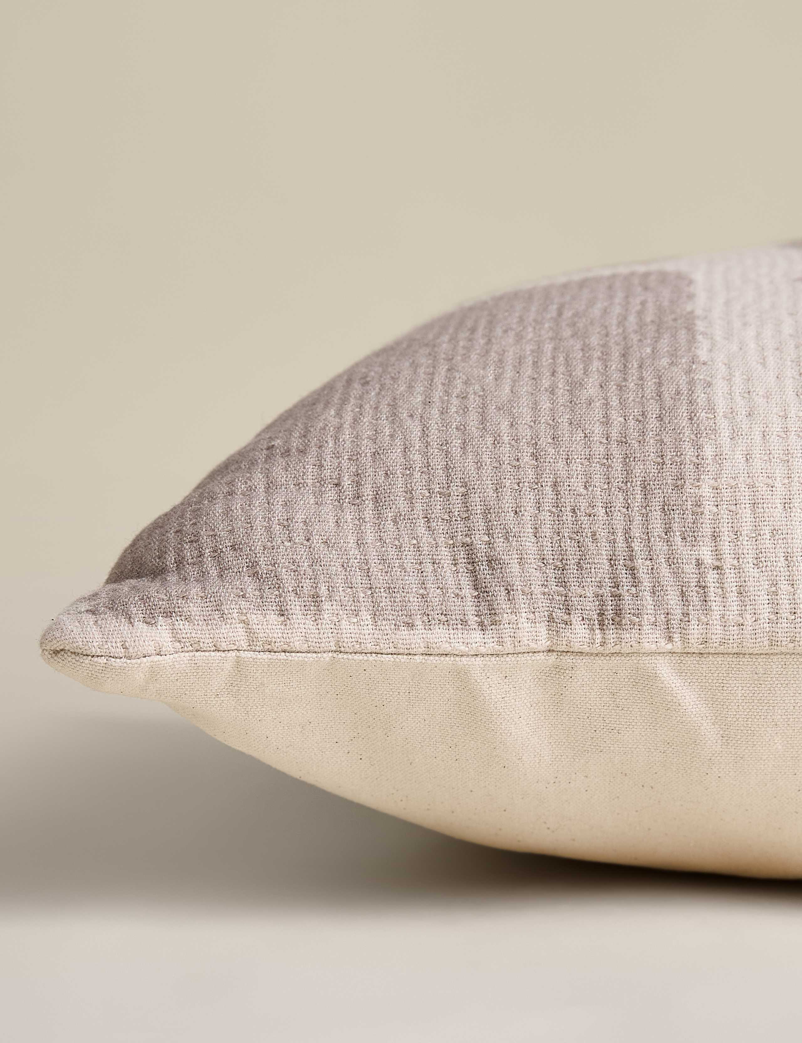 Pure Cotton Shibori Check Cushion 2 of 4