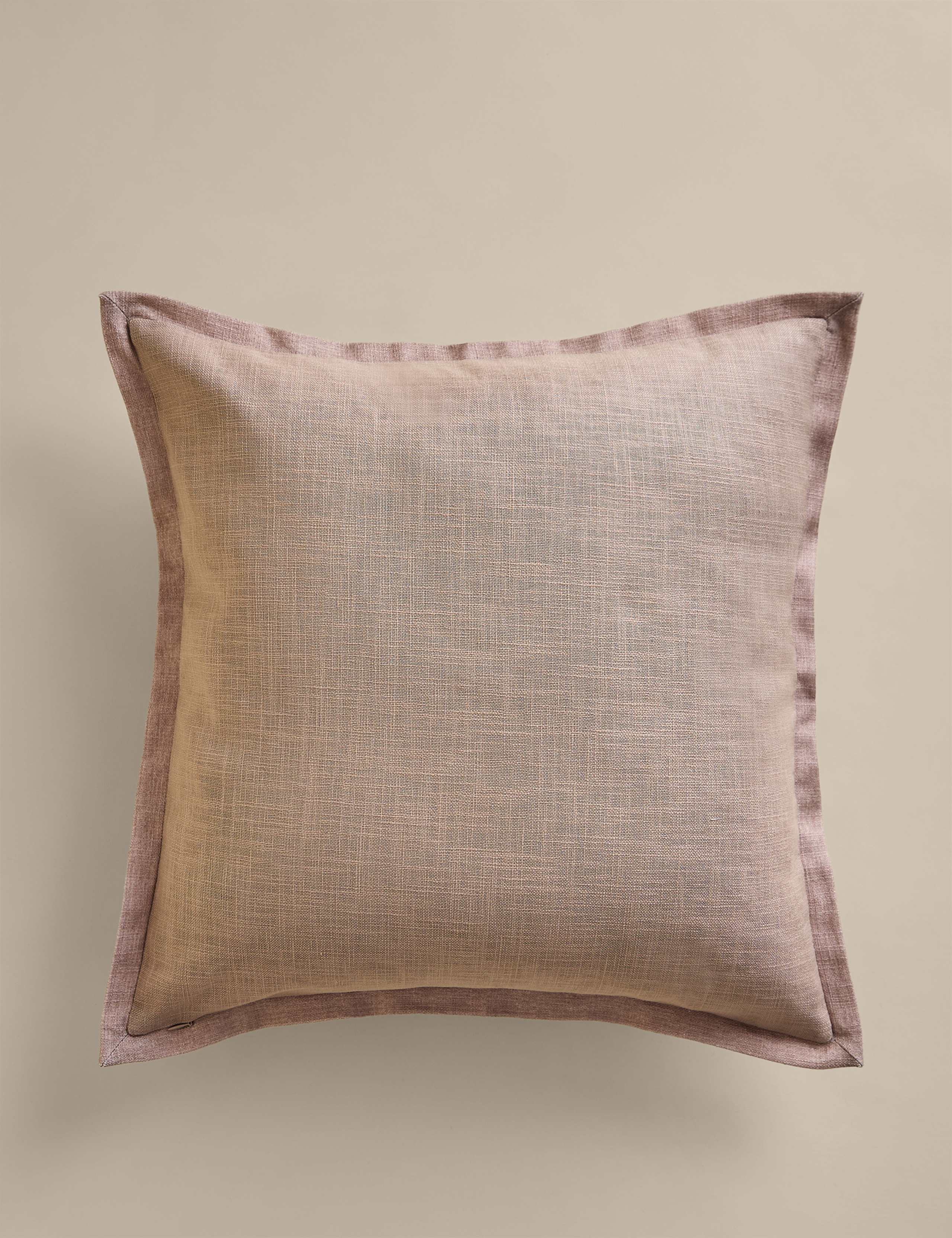 Pure Cotton Floral Suede-Look Cushion 3 of 4