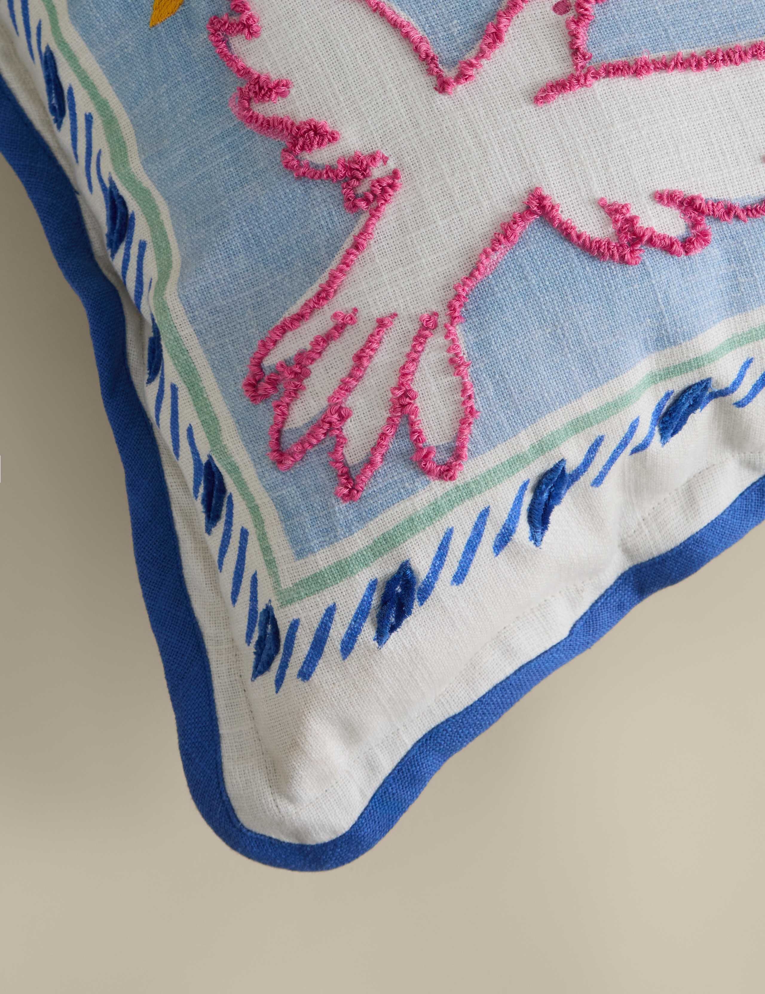 Pure Cotton Dolce Vita Bird Outdoor Cushion 4 of 4