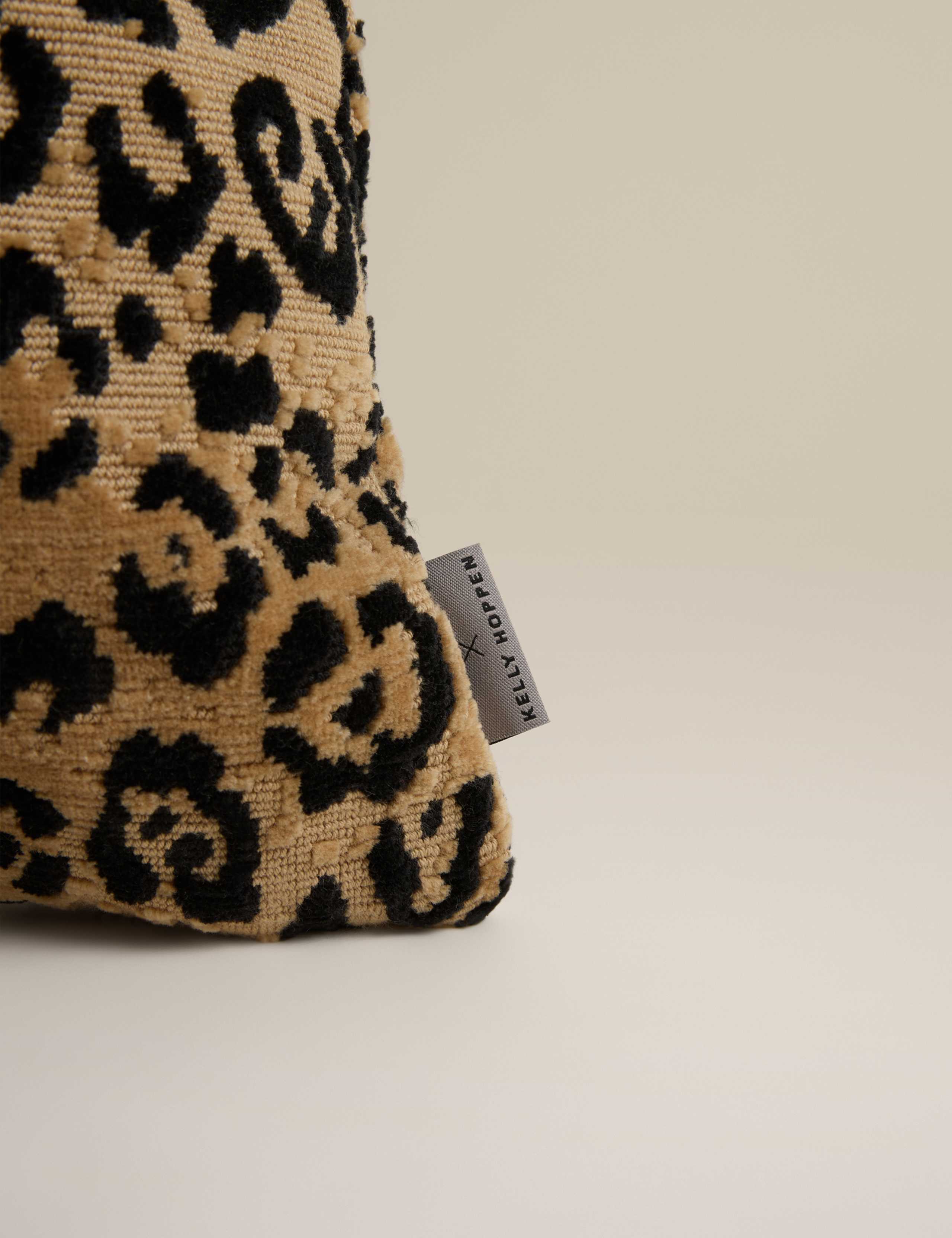 Cotton Rich Leopard Print Jacquard Cushion 4 of 8