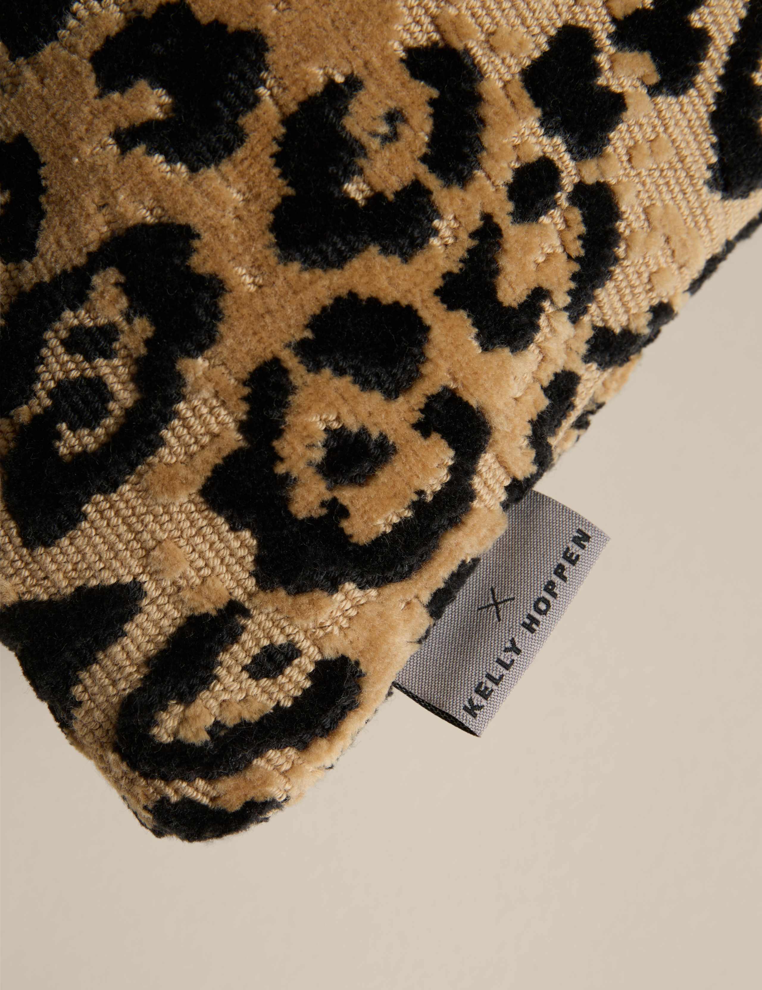 Cotton Rich Leopard Print Jacquard Cushion 8 of 8