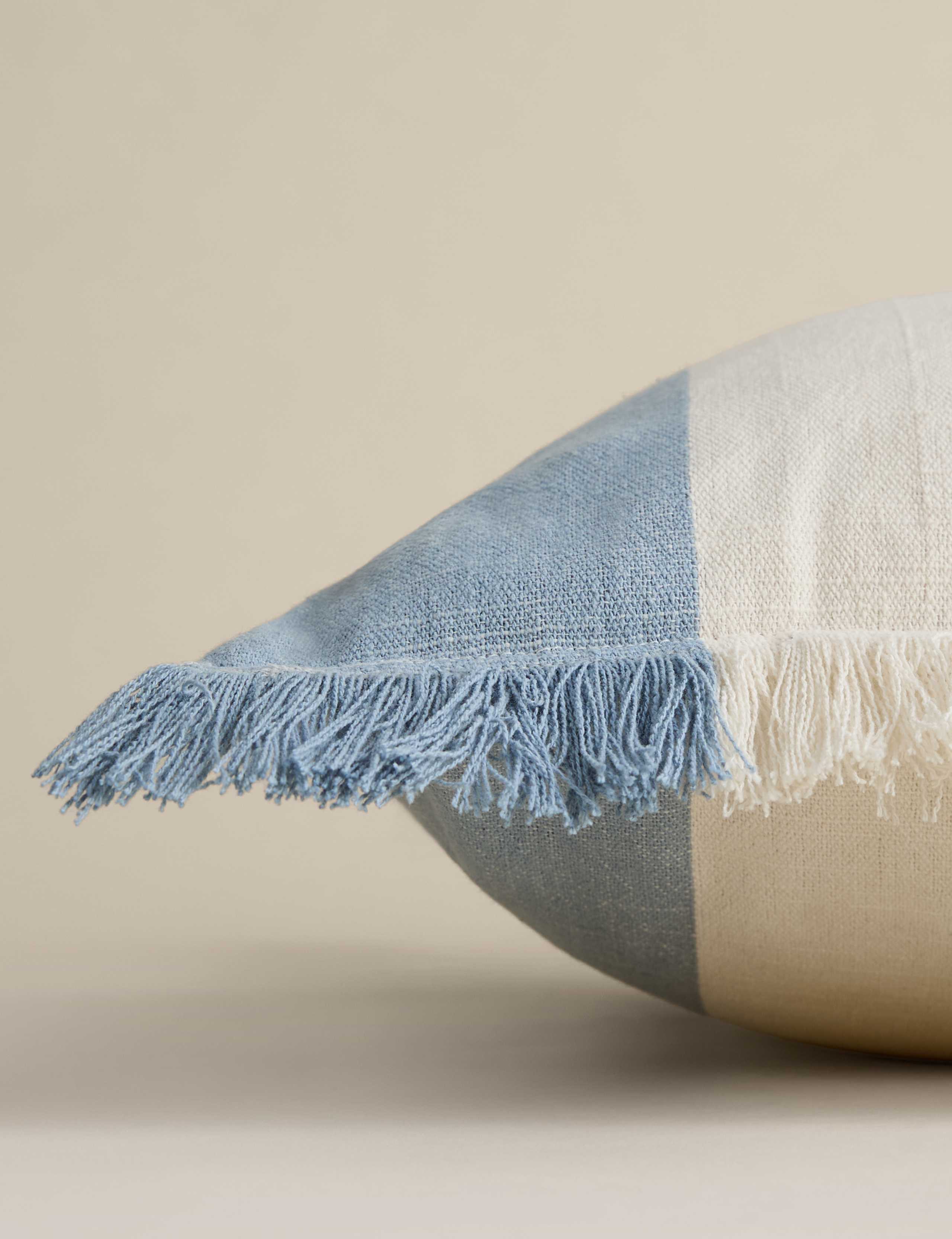 Pure Cotton Woven Striped Outdoor Cushion 2 of 3