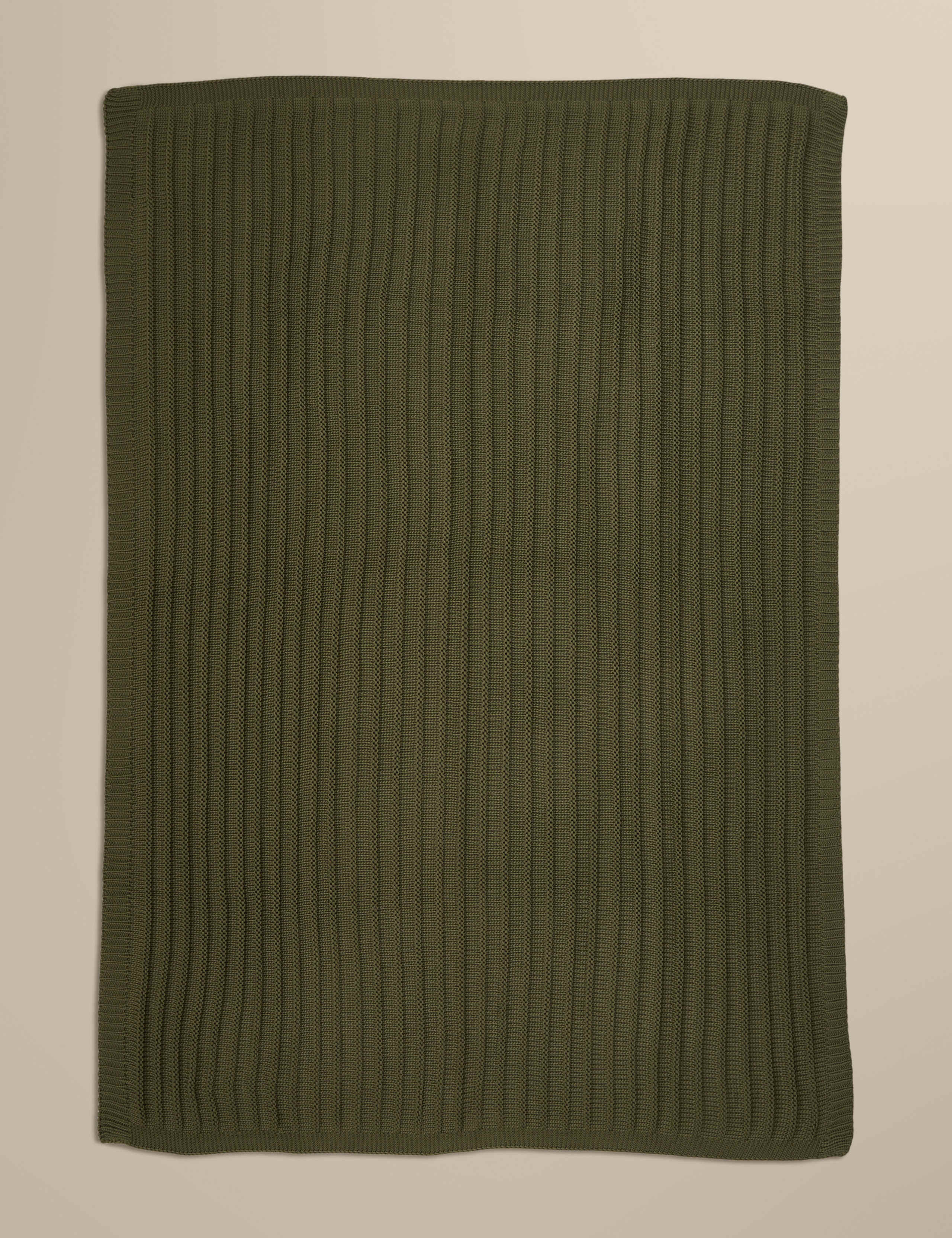 Ribbed Knitted Large Throw 3 of 4