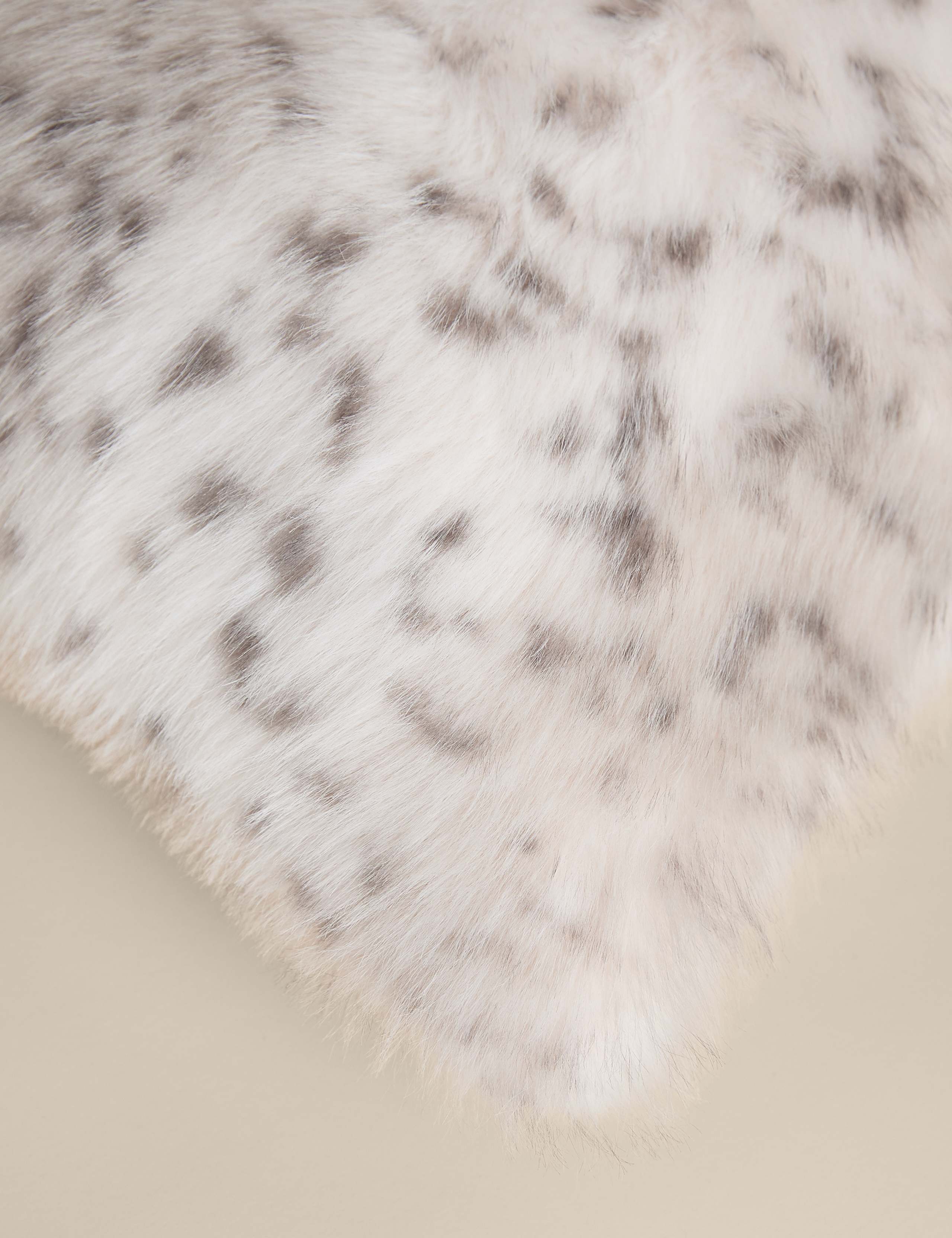 Faux Fur Animal Print Cushion 4 of 4