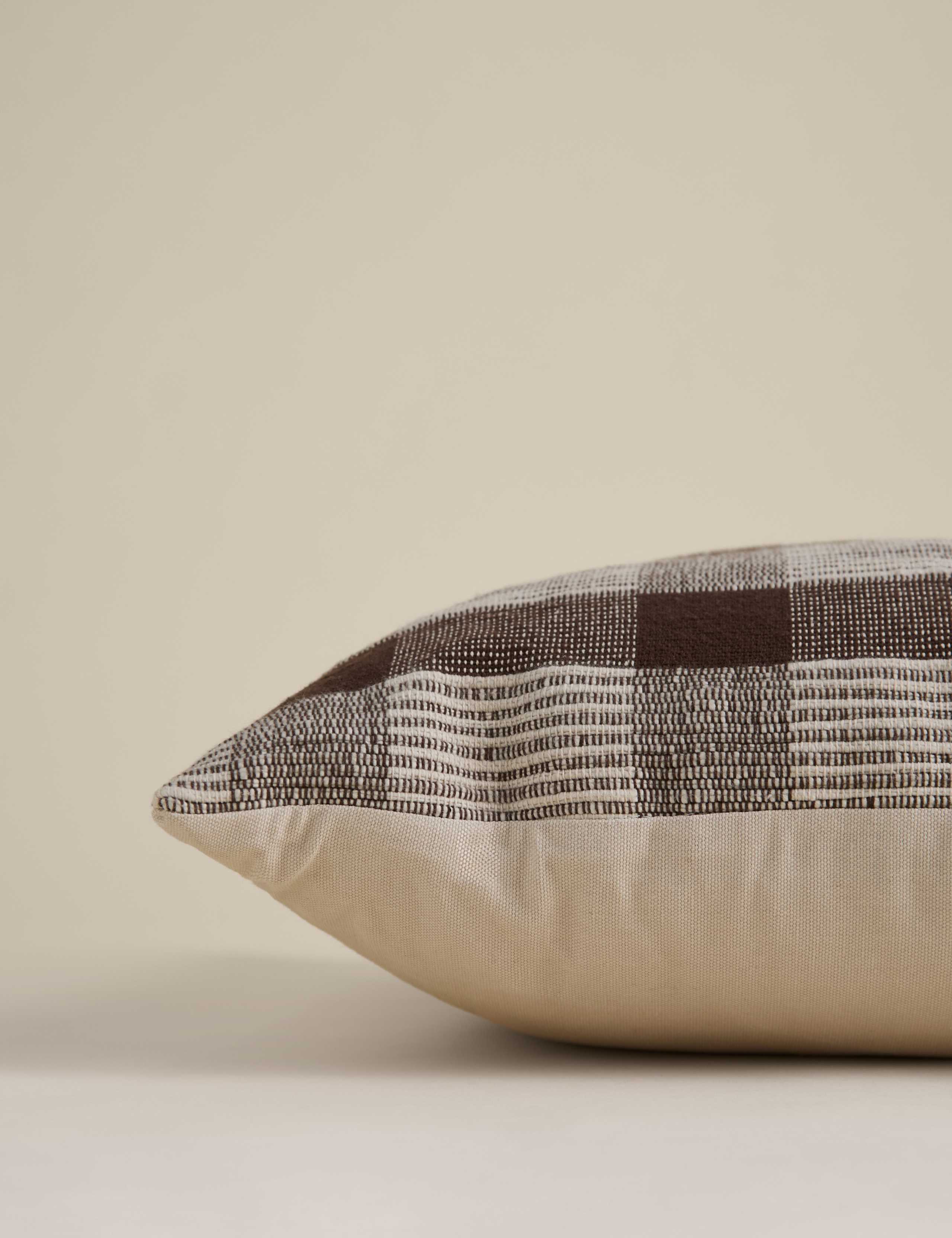 Pure Cotton Checked Textured Cushion 2 of 4