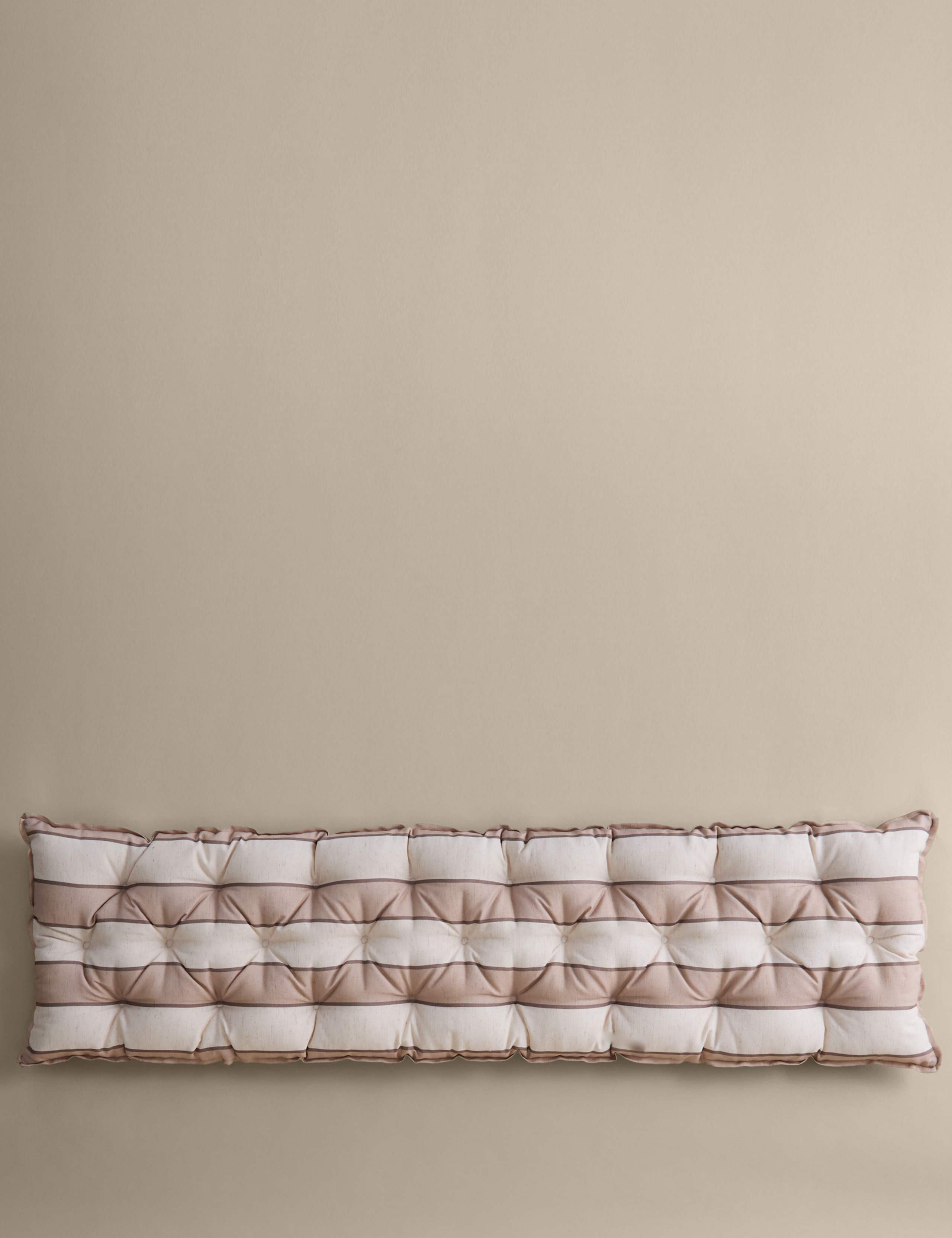 Striped Outdoor Bench Pad 1 of 4