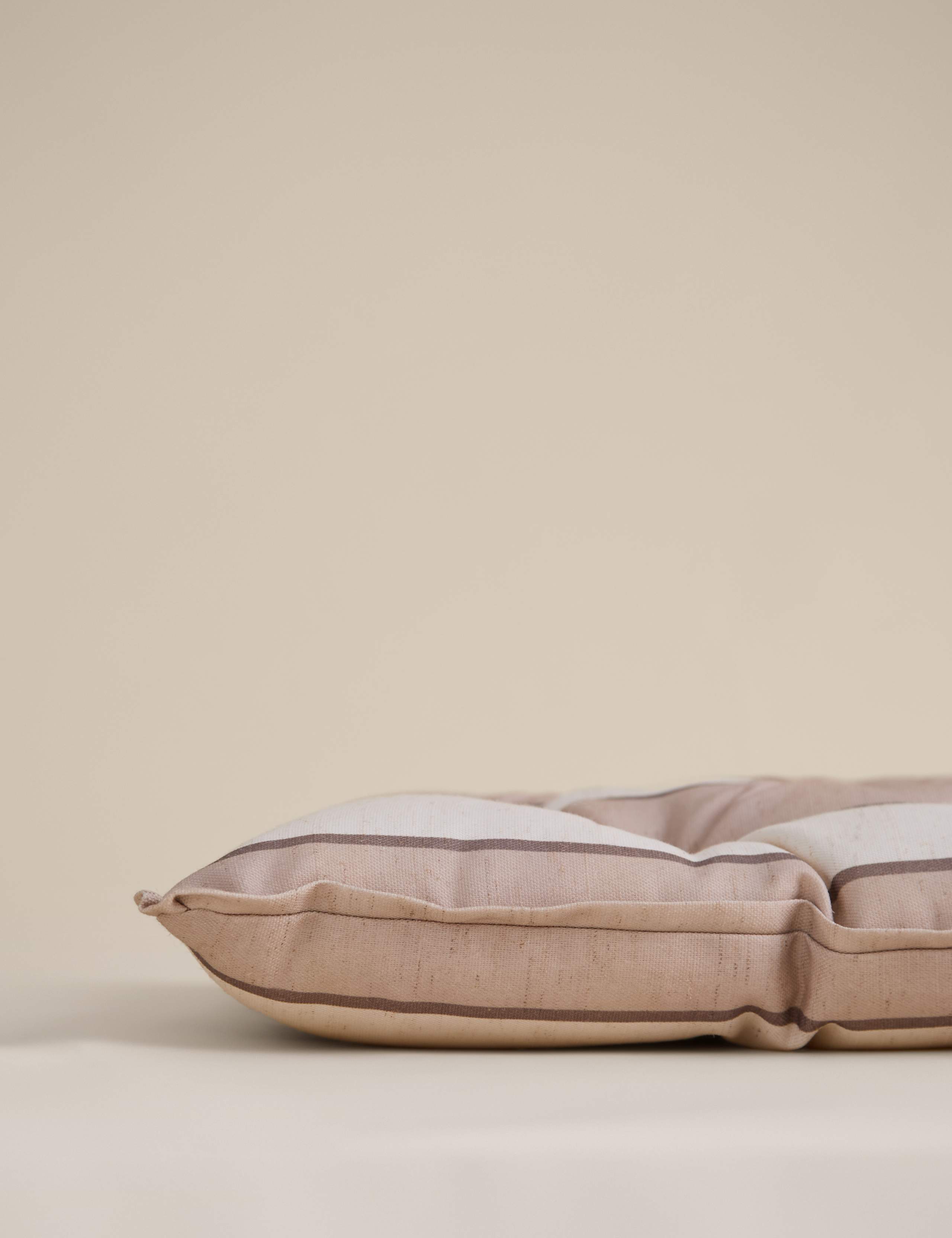 Striped Outdoor Bench Pad 2 of 4