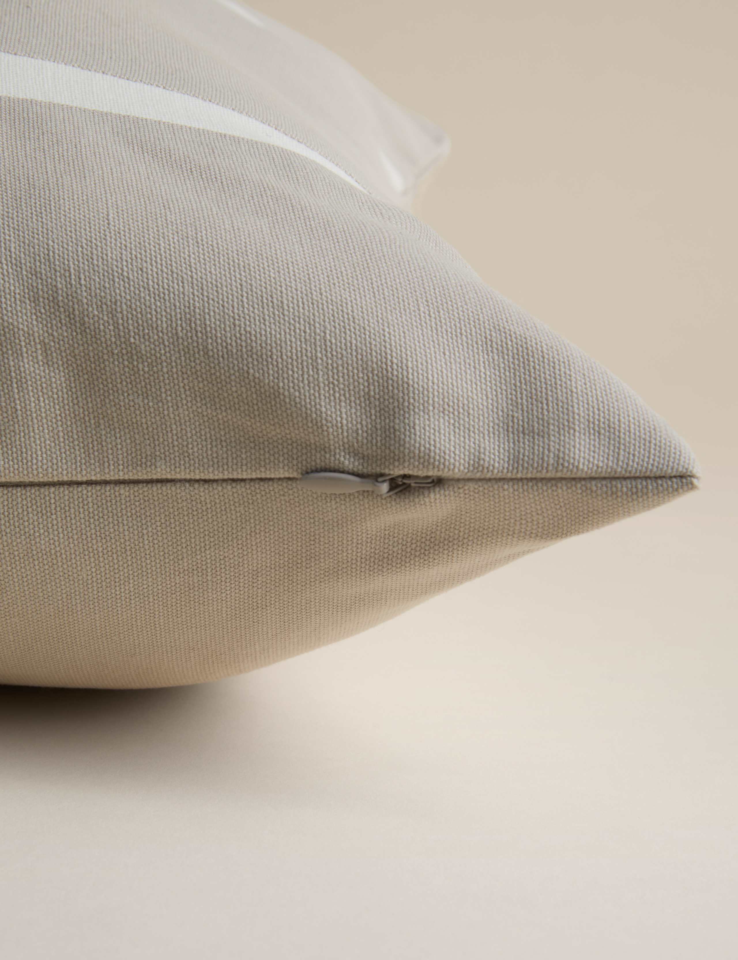 Pure Cotton Double Stripe Cushion 3 of 4