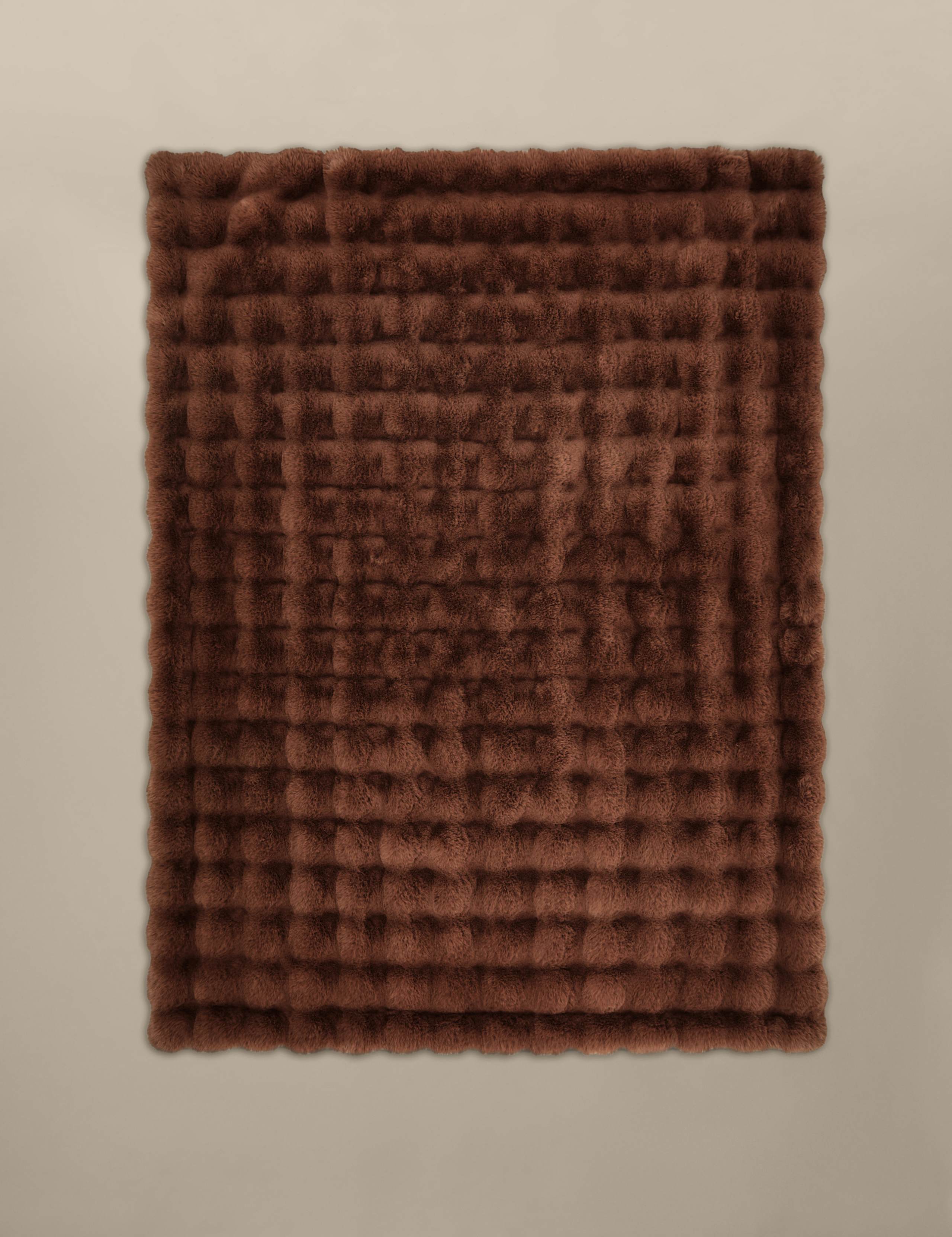 Bubble Faux Fur Throw 2 of 2