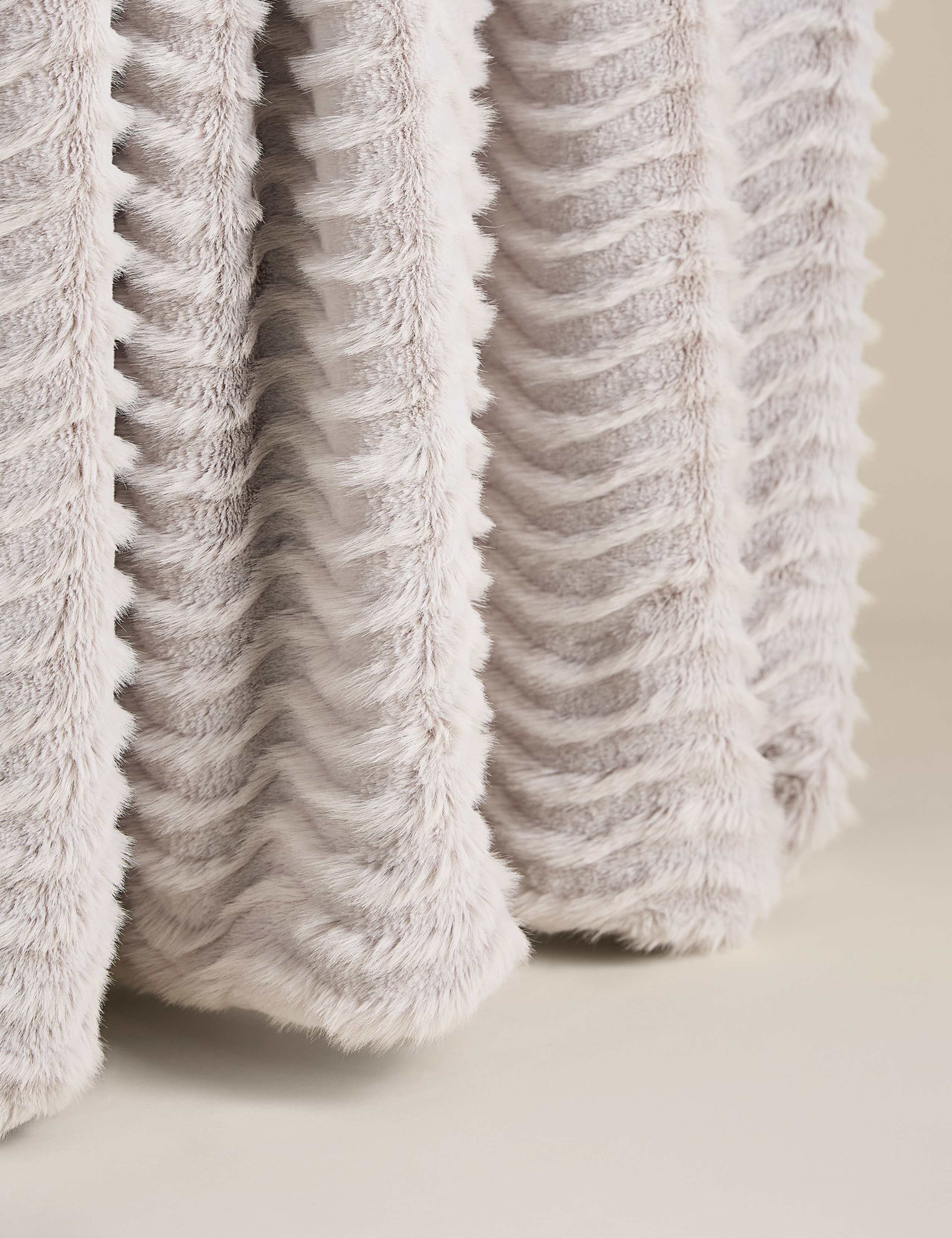 Faux Fur Feathered Throw 4 of 5