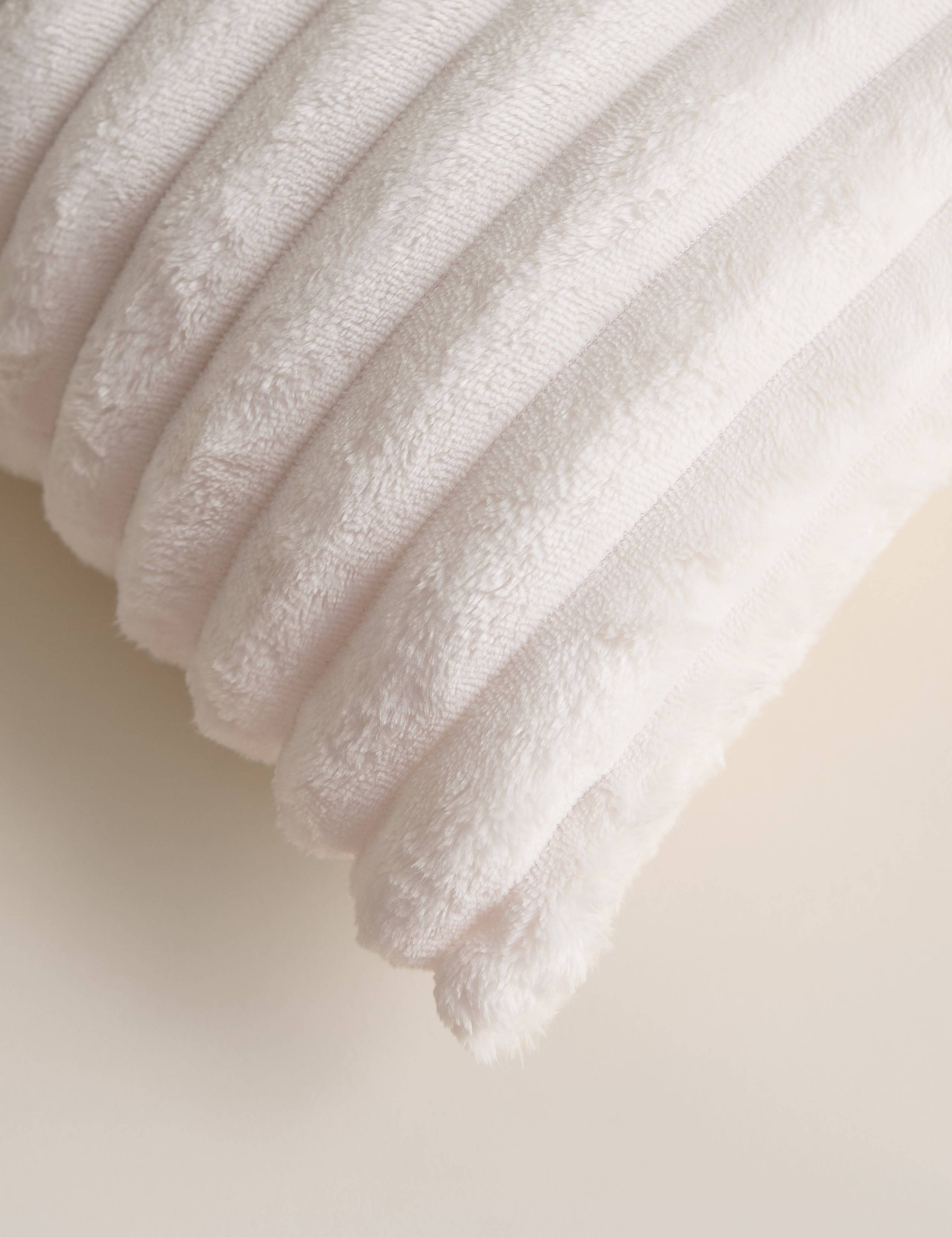 Fleece Ribbed Cushion 2 of 3