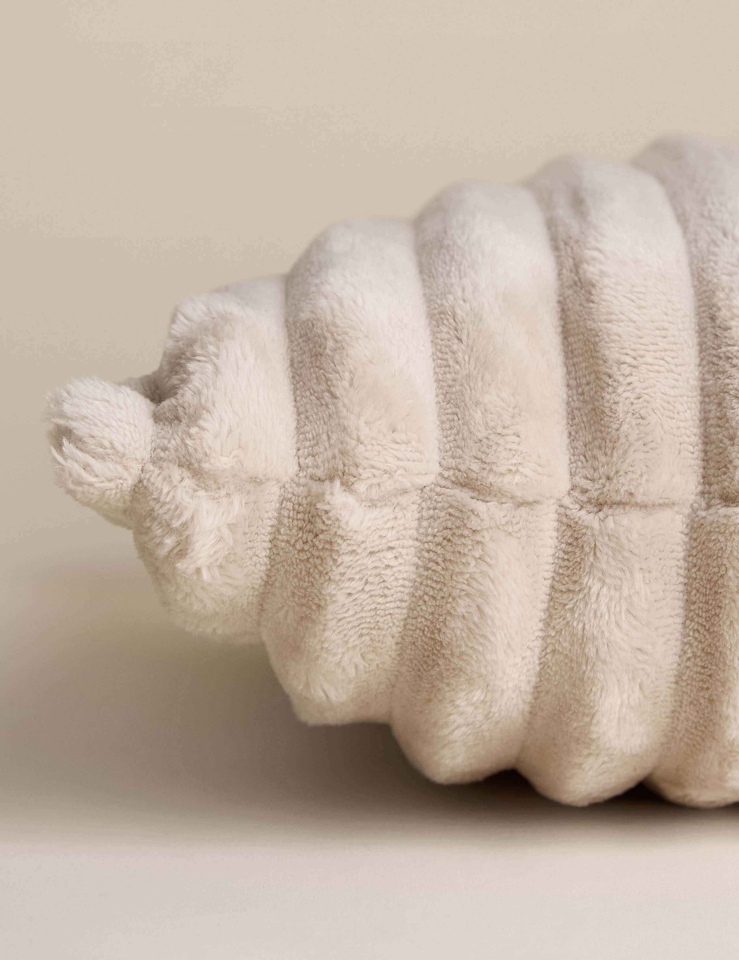 Fleece Ribbed Cushion 3 of 3