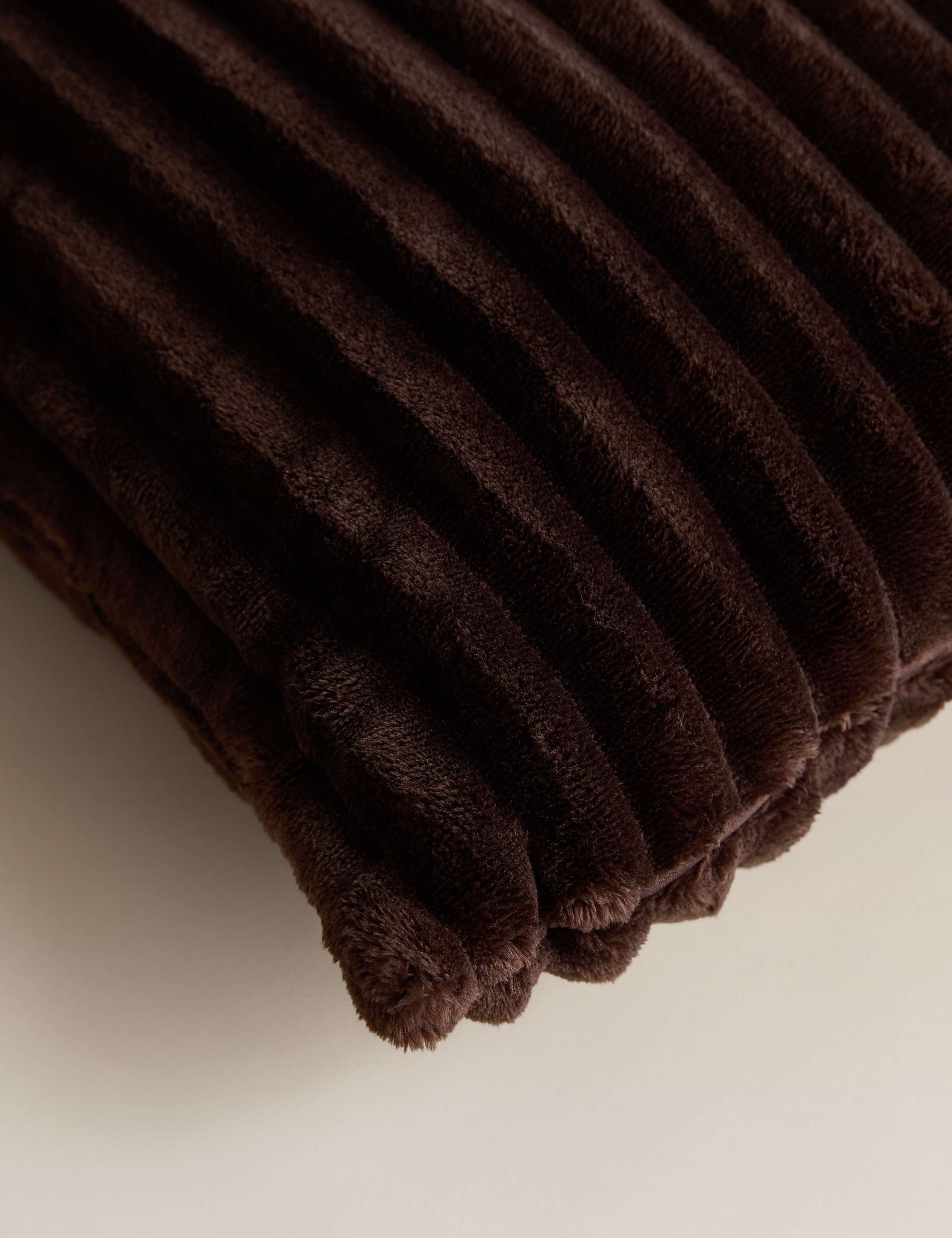 Fleece Ribbed Cushion 3 of 3