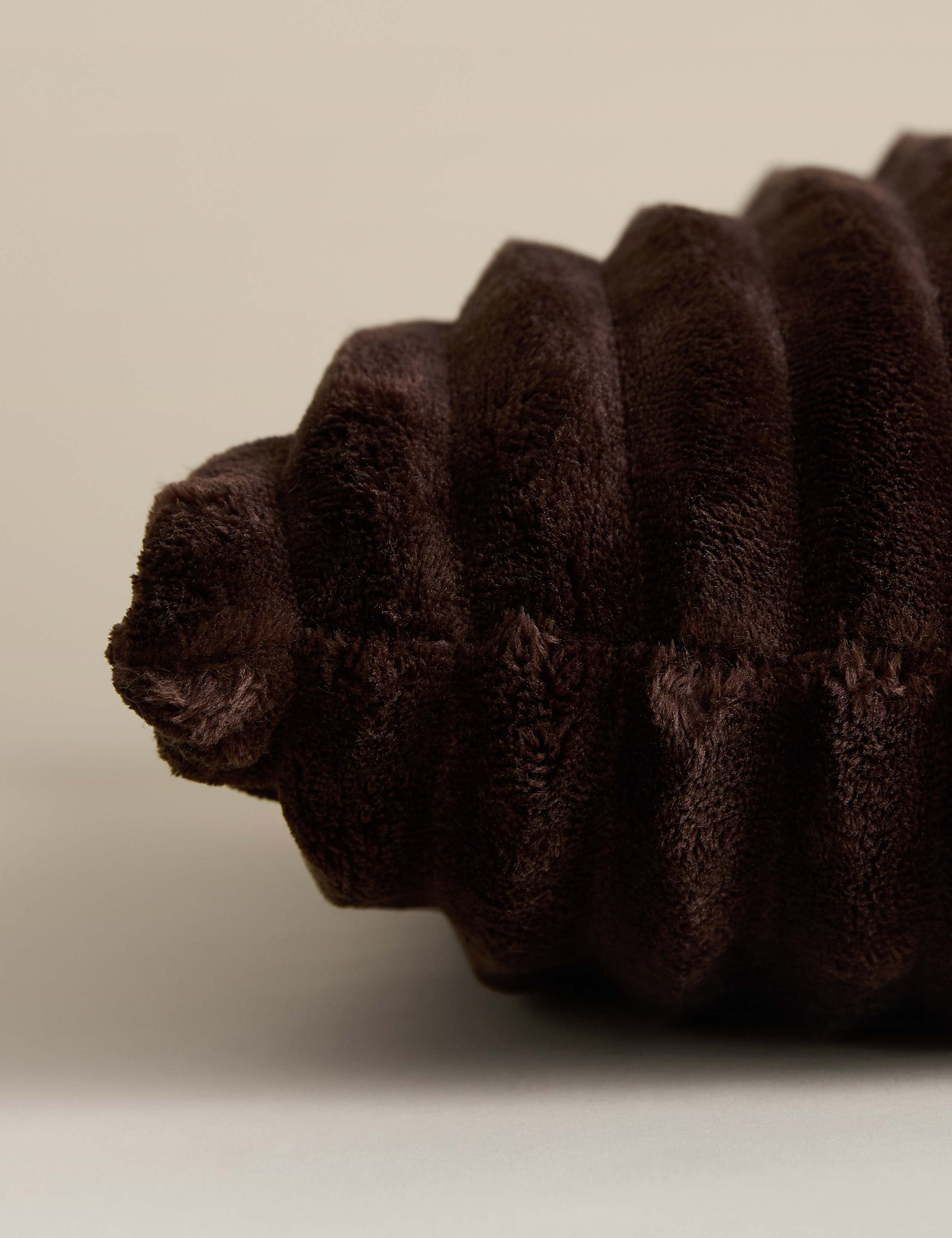 Fleece Ribbed Cushion 2 of 3