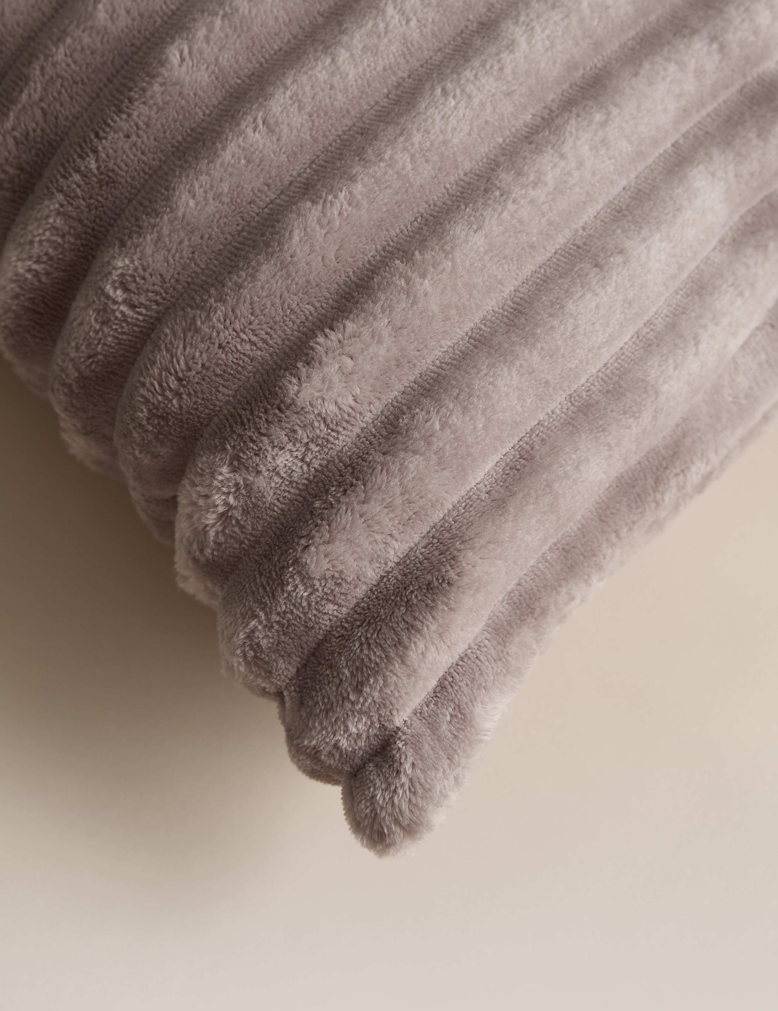 Fleece Ribbed Cushion 3 of 3